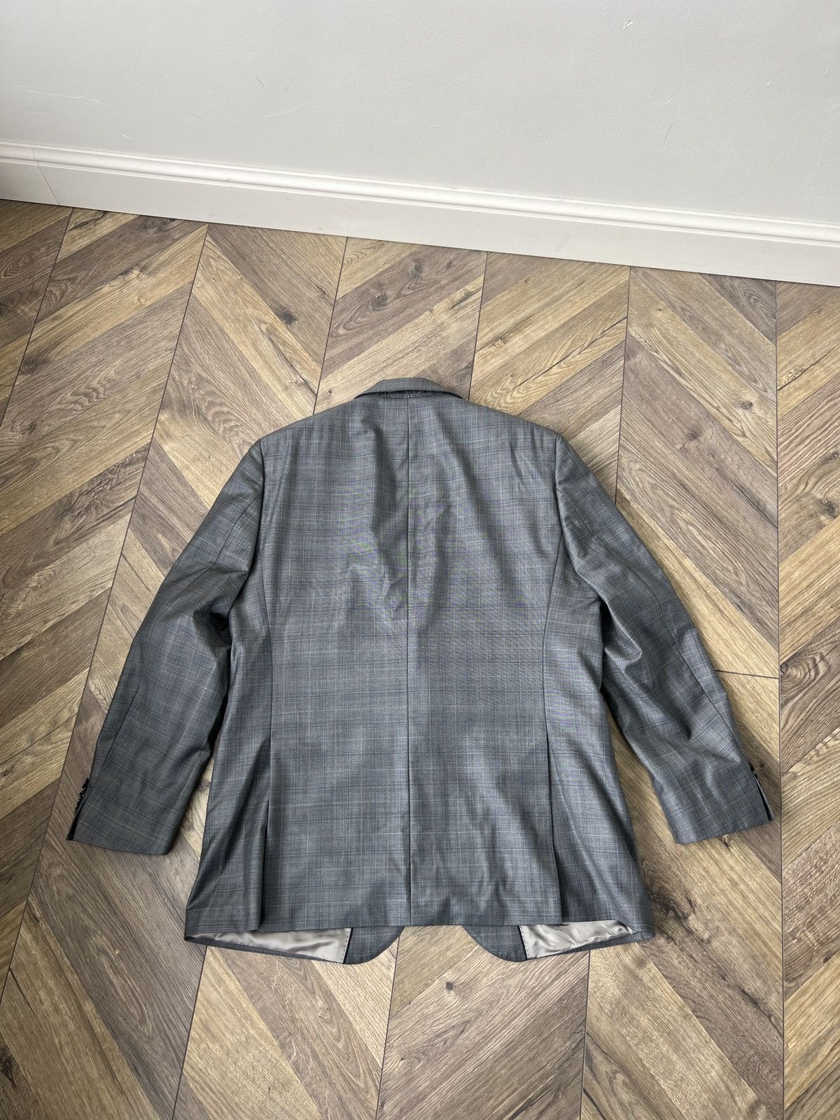 Designer × Vintage Vintage Eduard Dressler Grey Loro Piana Superfine Suit Size 54R - 17 Thumbnail