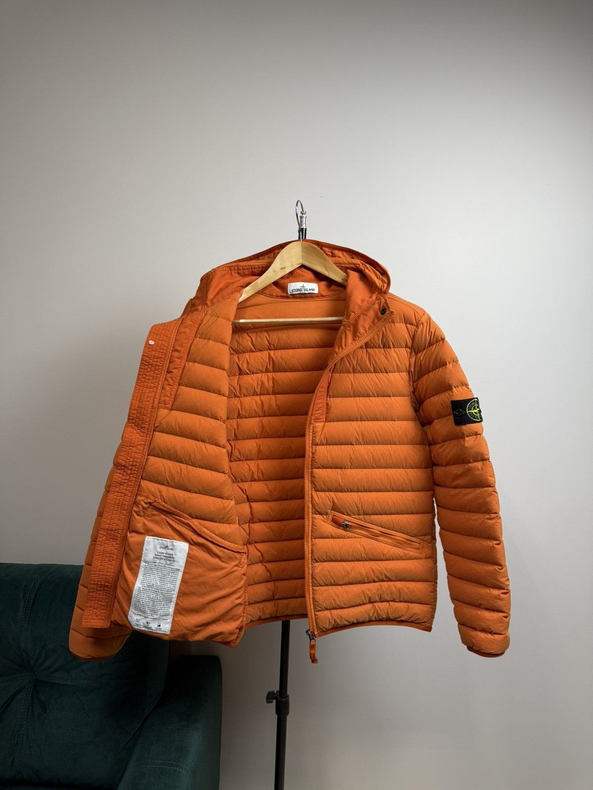 Stone Island Stone Island Insulated Puffer Jacket – Orange ( Size L) Size US L / EU 52-54 / 3 - 11 Thumbnail