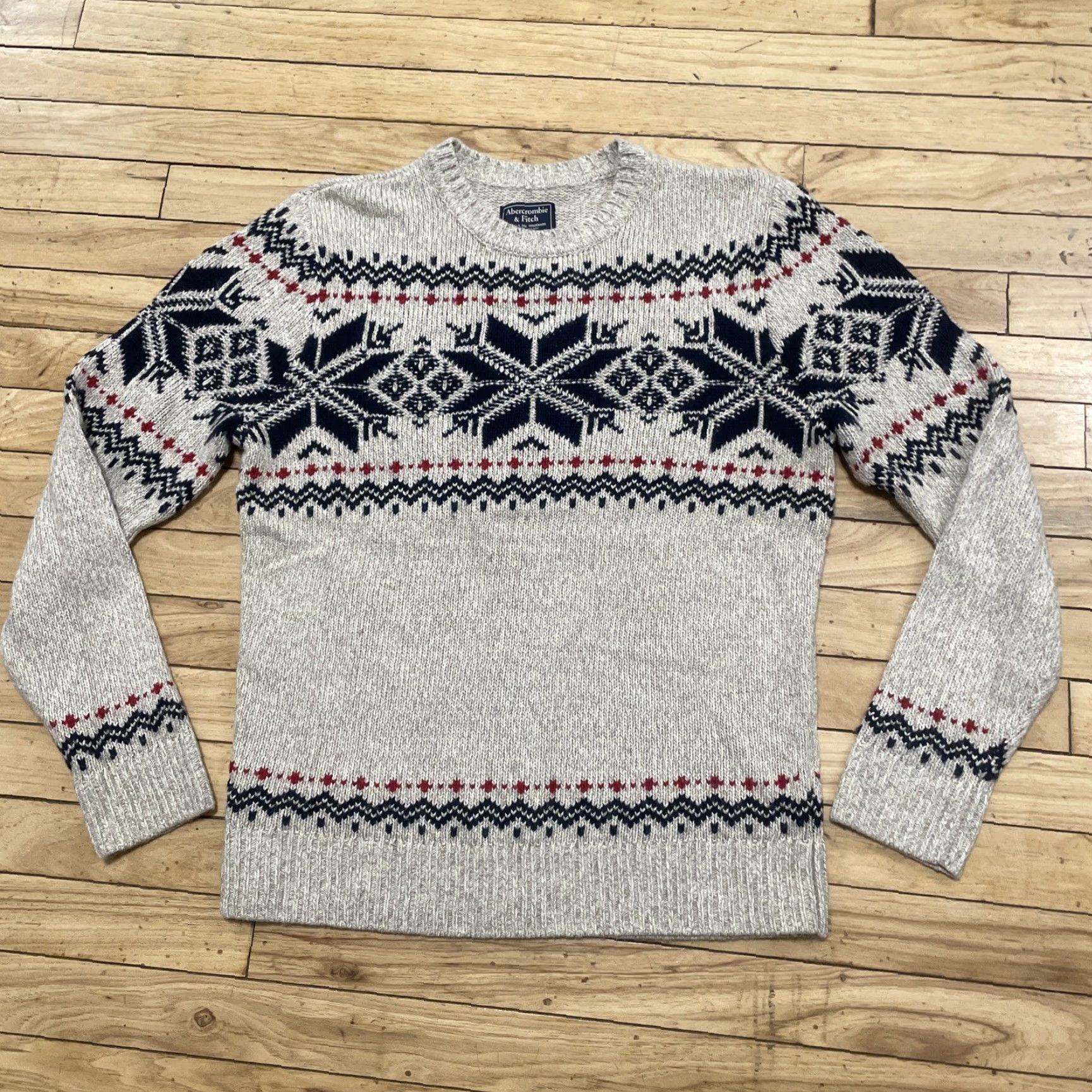 Abercrombie & Fitch VINTAGE Abercrombie & Fitch Fisherman Core Nordic Fair Isle Knit Sweater Mens M Size US M / EU 48-50 / 2 - 2 Thumbnail