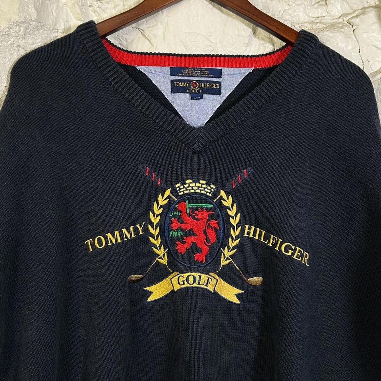 Vintage Tommy Hilfiger Golf Sweater Size Large