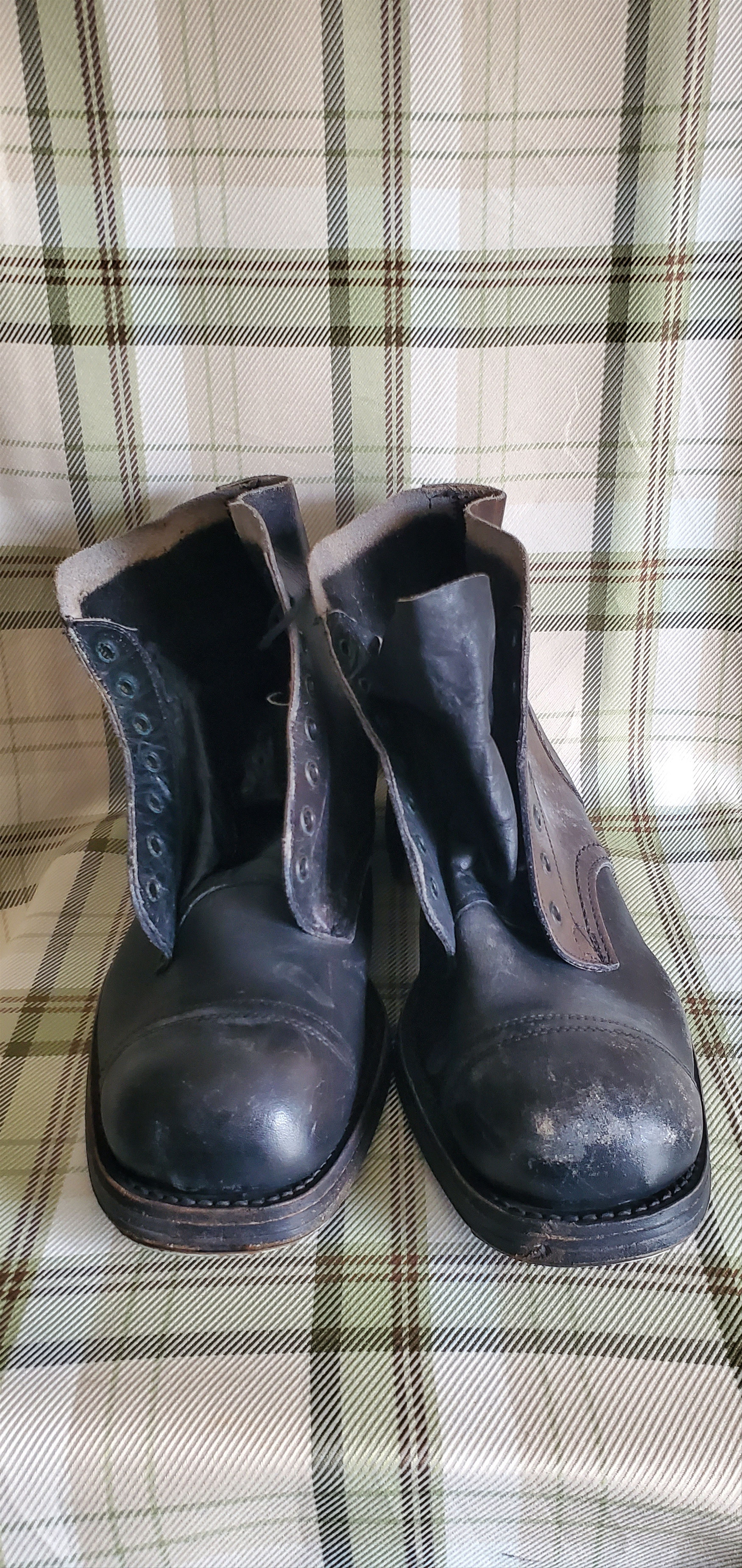 Other Vintage Military 60s Hobnail Leather Boots Size US 10 / EU 43 - 2 Thumbnail