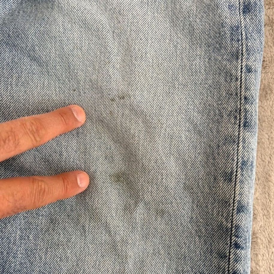 Levi's VINTAGE Levi’s 501 Jeans Button Fly Denim Men 34x29.5 Blue Fade Wash 5-Pocket Straight Mid Rise Regular Size US 34 / EU 50 - 3 Thumbnail