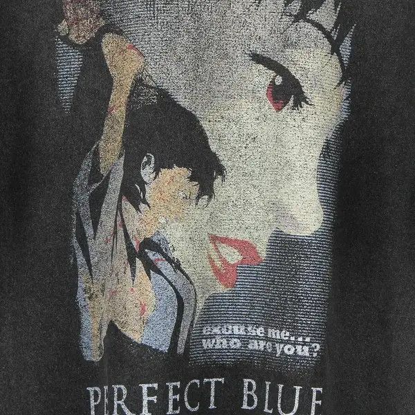 Japanese Brand Hikaru x Jyoge PERFECT BLUE Anime Short Sleeve T-Shirt Size US S / EU 44-46 / 1 - 3 Thumbnail