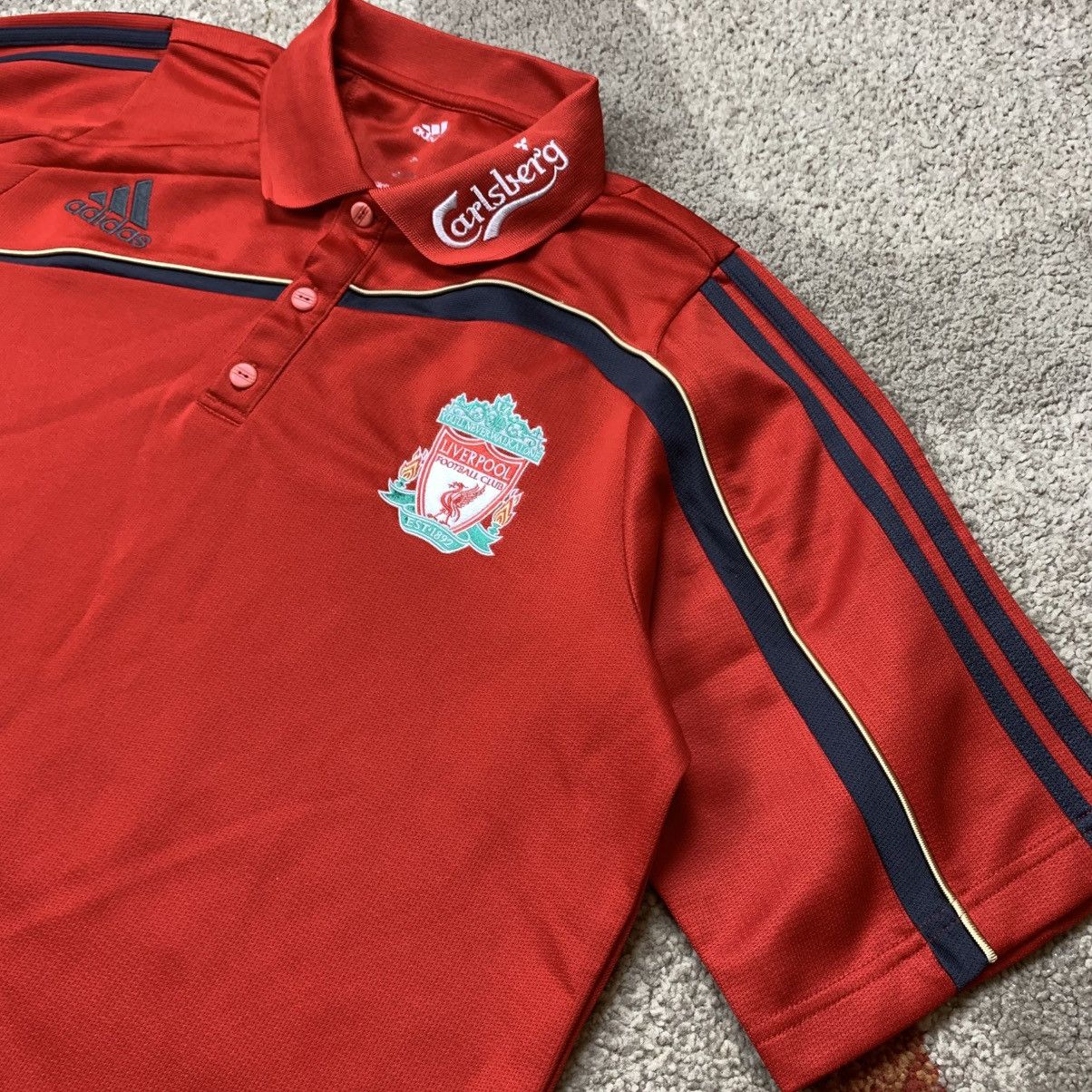 Adidas ADIDAS LIVERPOOL 2009-2010 Travel Polo Shirt Jersey Size US XXL / EU 58 / 5 - 5 Thumbnail