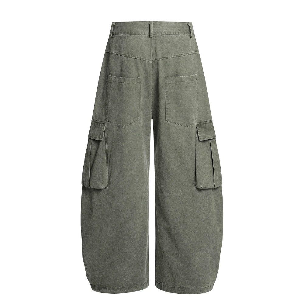 Jean Men's American loose punk washed workwear machete pants Size US 32 / EU 48 - 2 Thumbnail