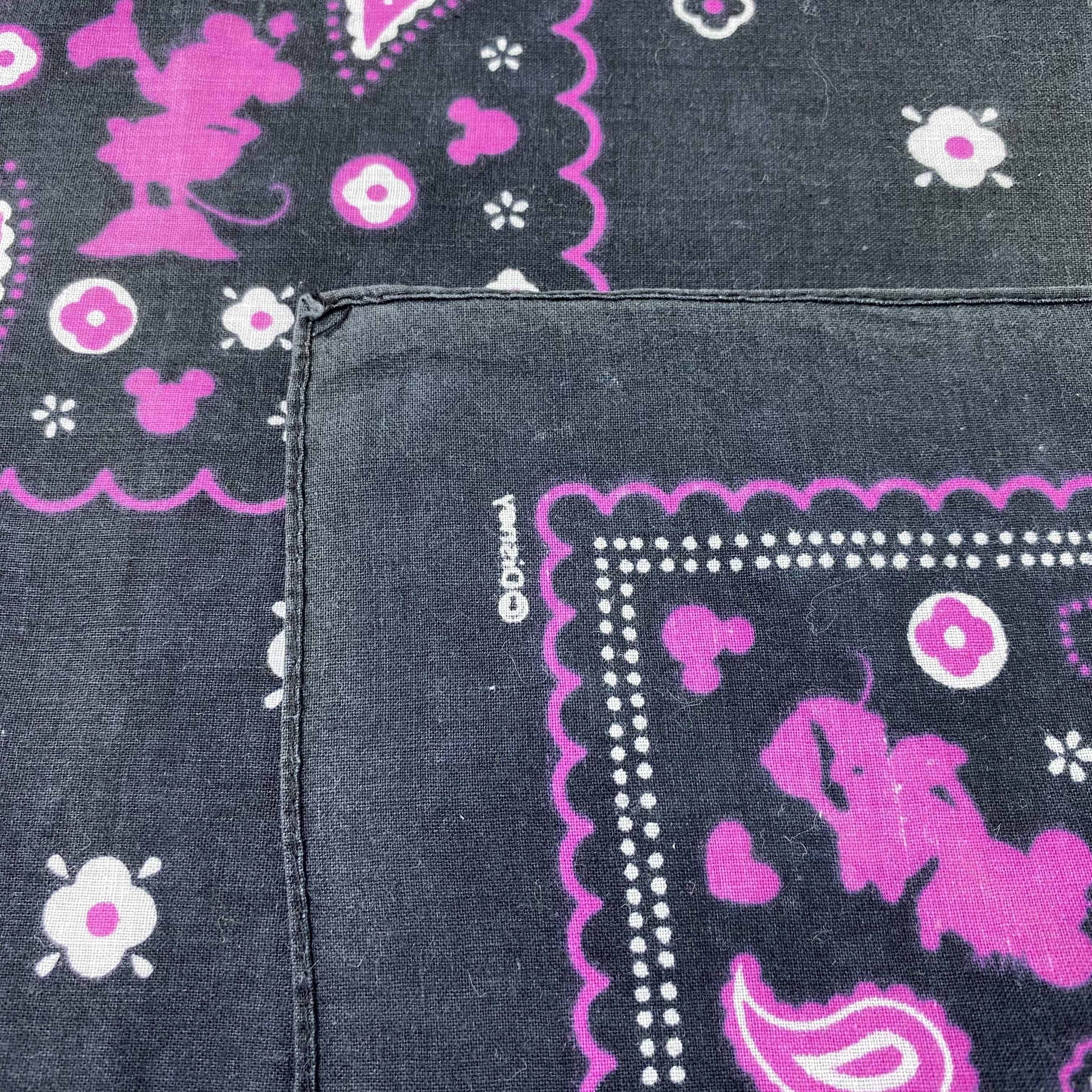 Anime Paislee Disney Handkerchief Cartoon Mickey mouse-B1418 Size ONE SIZE - 6 Thumbnail