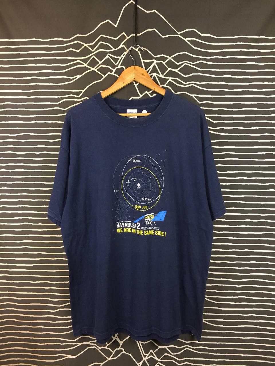 Vintage Vtg Y2K Hayabusa2 Asteroid Explorer Space Mission Tee Size US XL / EU 56 / 4 - 2 Thumbnail