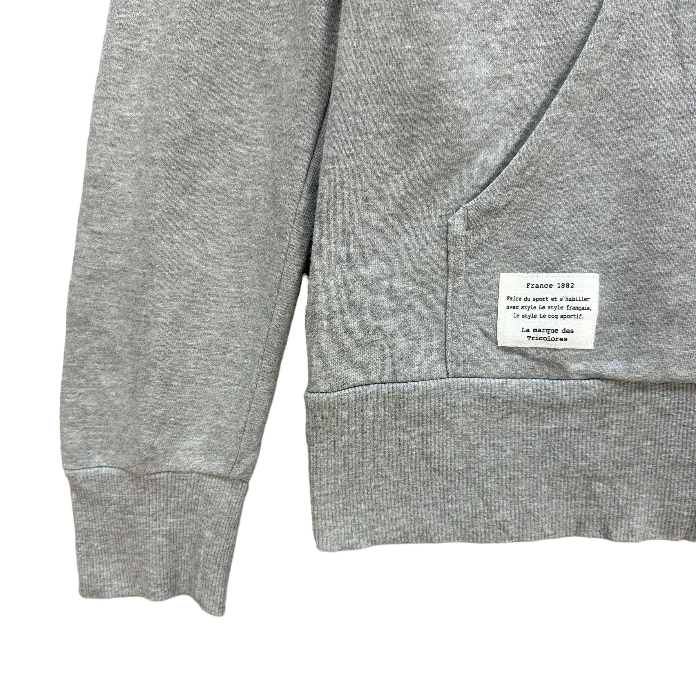 Le Coq Sportif LE COQ SPORTIF Big Logo Zipper Hoodie Sweatshirt #A5-0129 Size L / US 10 / IT 46 - 6 Thumbnail