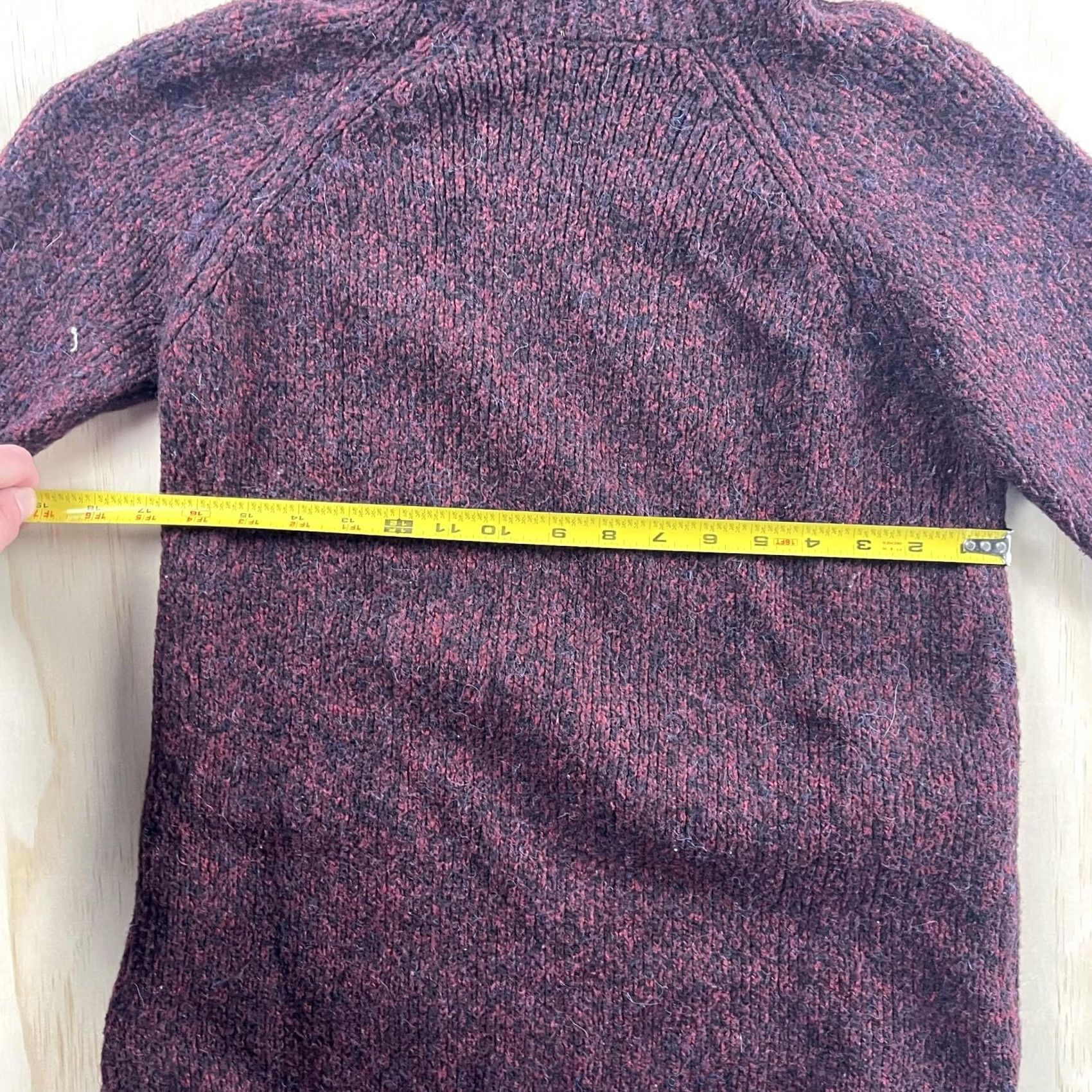 Vintage Michael Kors Sweater Womens XS Red Turtleneck Tunic Knit Long Sleeve Raglan Knit Pattern Solid Logo Hem Vintage: No Size XS / US 0-2 / IT 36-38 - 4 Thumbnail