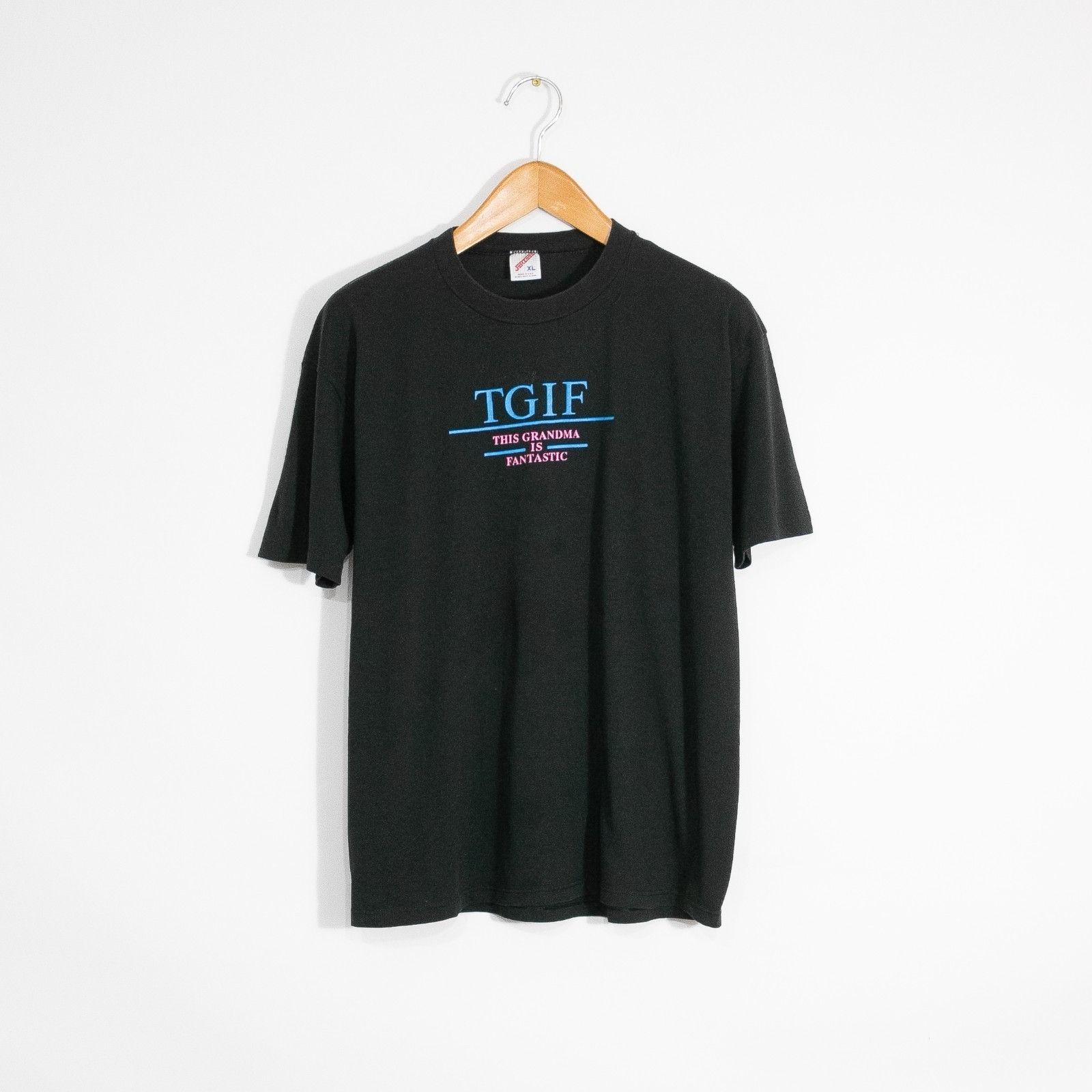 Vintage Vintage 90s TGIF Funny T Shirt XL This Grandma is Fantastic Size US XL / EU 56 / 4 - 1 Thumbnail