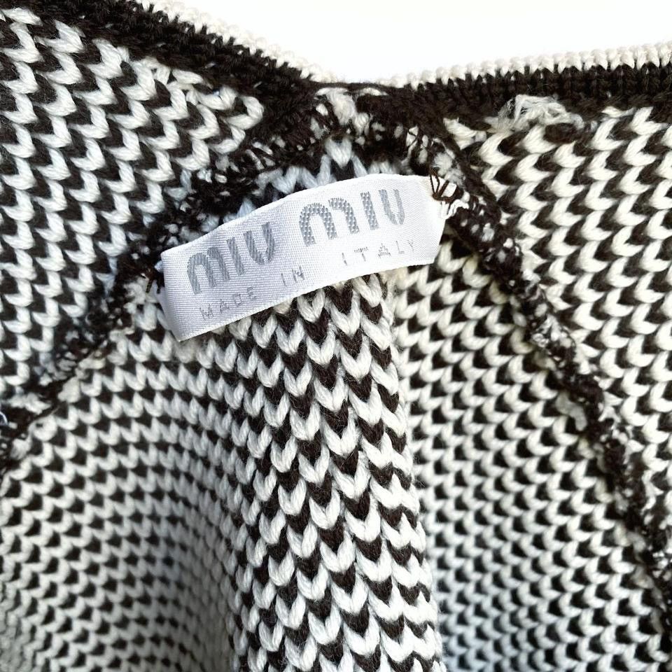 Miu Miu × Vintage miu miu woollen knitted top from fall/winter 2000 line Size S / US 4 / IT 40 - 7 Thumbnail