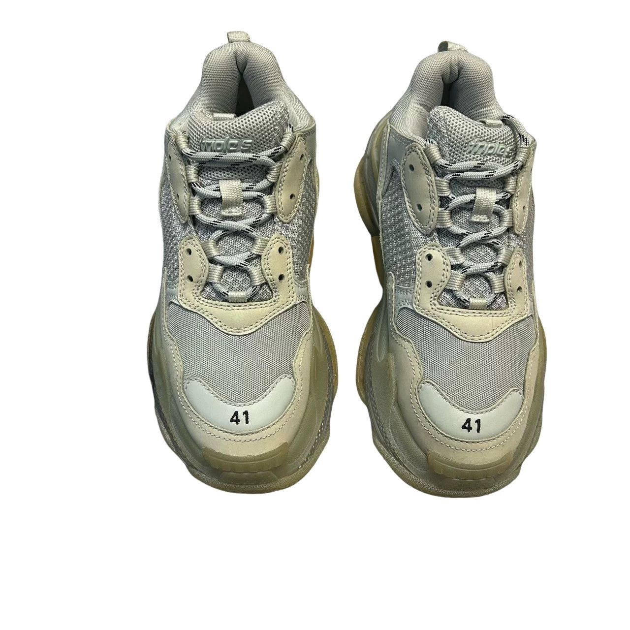 Balenciaga Balenciaga Triple S Gray Sneakers Size 41 Size US 8 / EU 41 - 1 Thumbnail