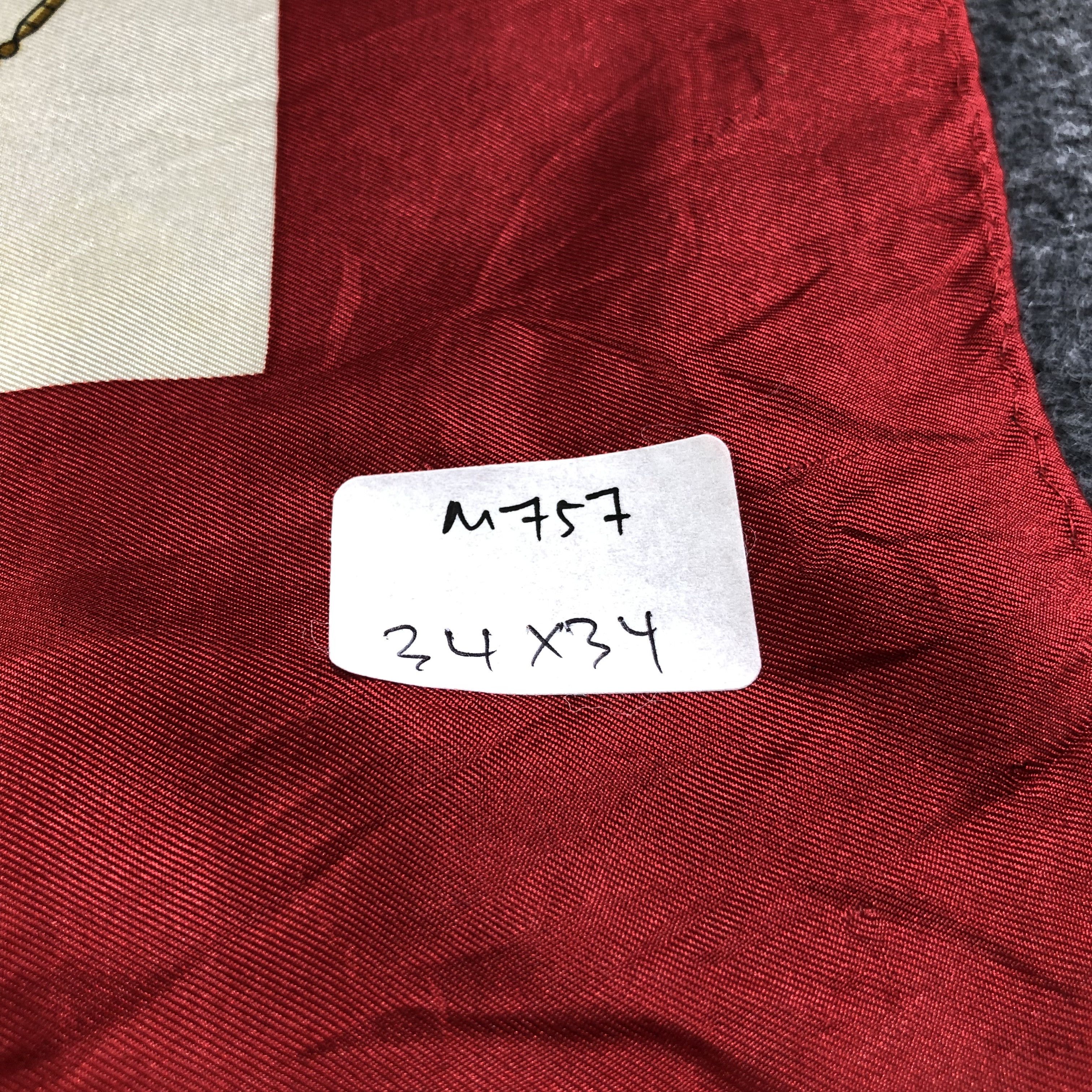 Japanese Brand Luxury Design Silk Scarf M757 Size ONE SIZE - 13 Thumbnail