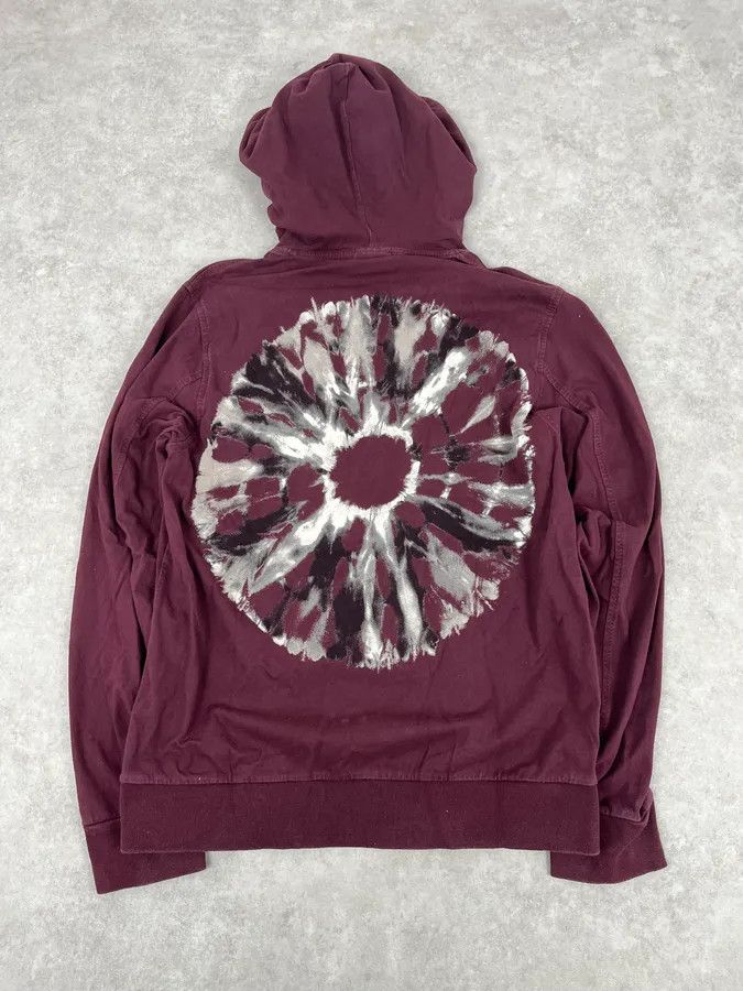 Dries Van Noten AW2019 Dries van Noten Bordeaux Psycho Hallucination Back Hoodie Size US S / EU 44-46 / 1 - 4 Thumbnail