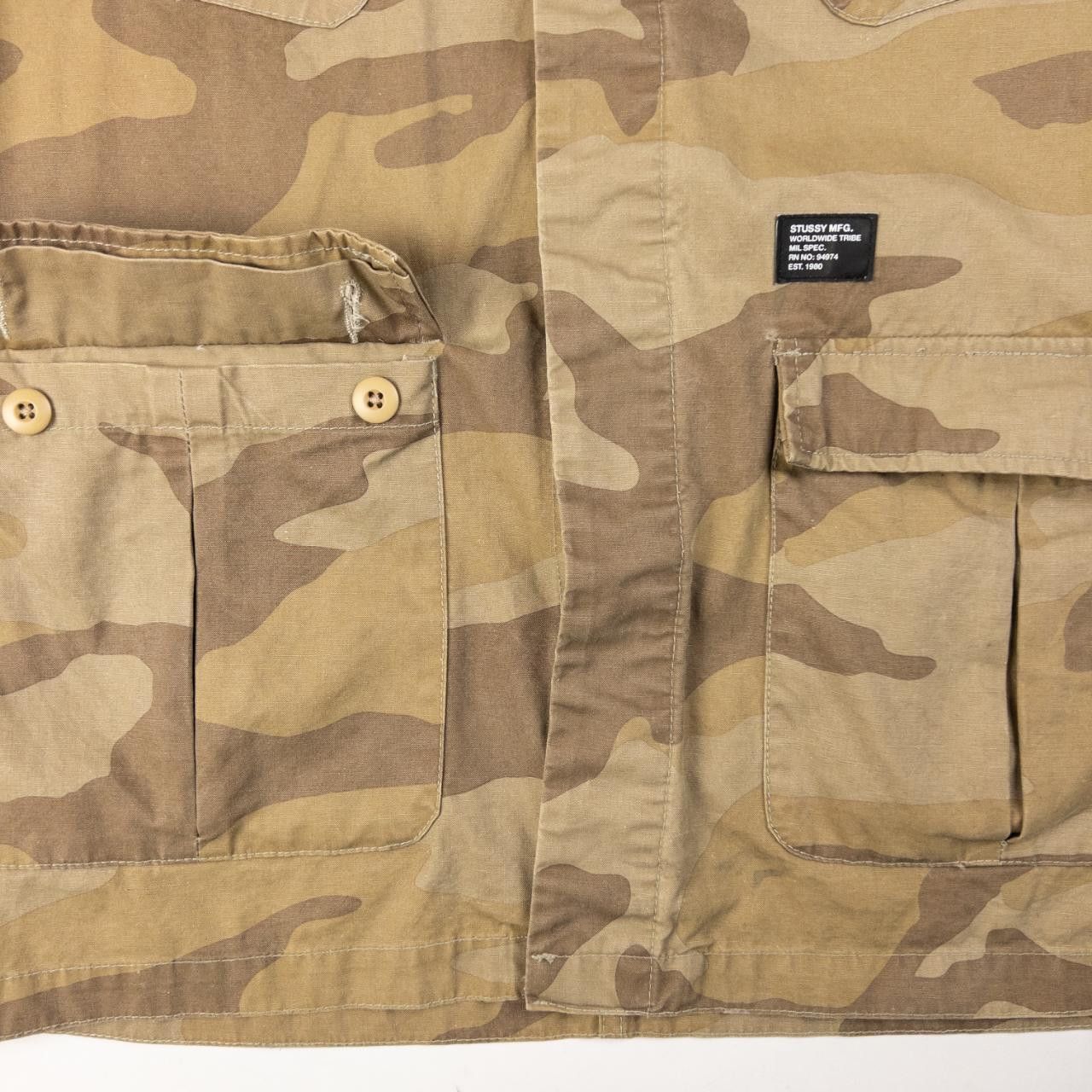 Stussy Vintage Stussy Camo Button Up Jacket Size L Size US L / EU 52-54 / 3 - 5 Thumbnail