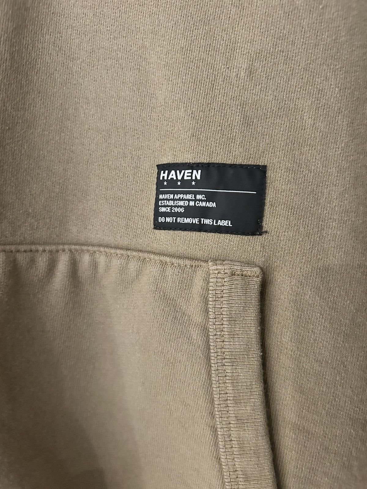 Haven HEAVYWEIGHT PULLOVER - GARMENT DYED FLEECE KHAKI Size US M / EU 48-50 / 2 - 3 Thumbnail