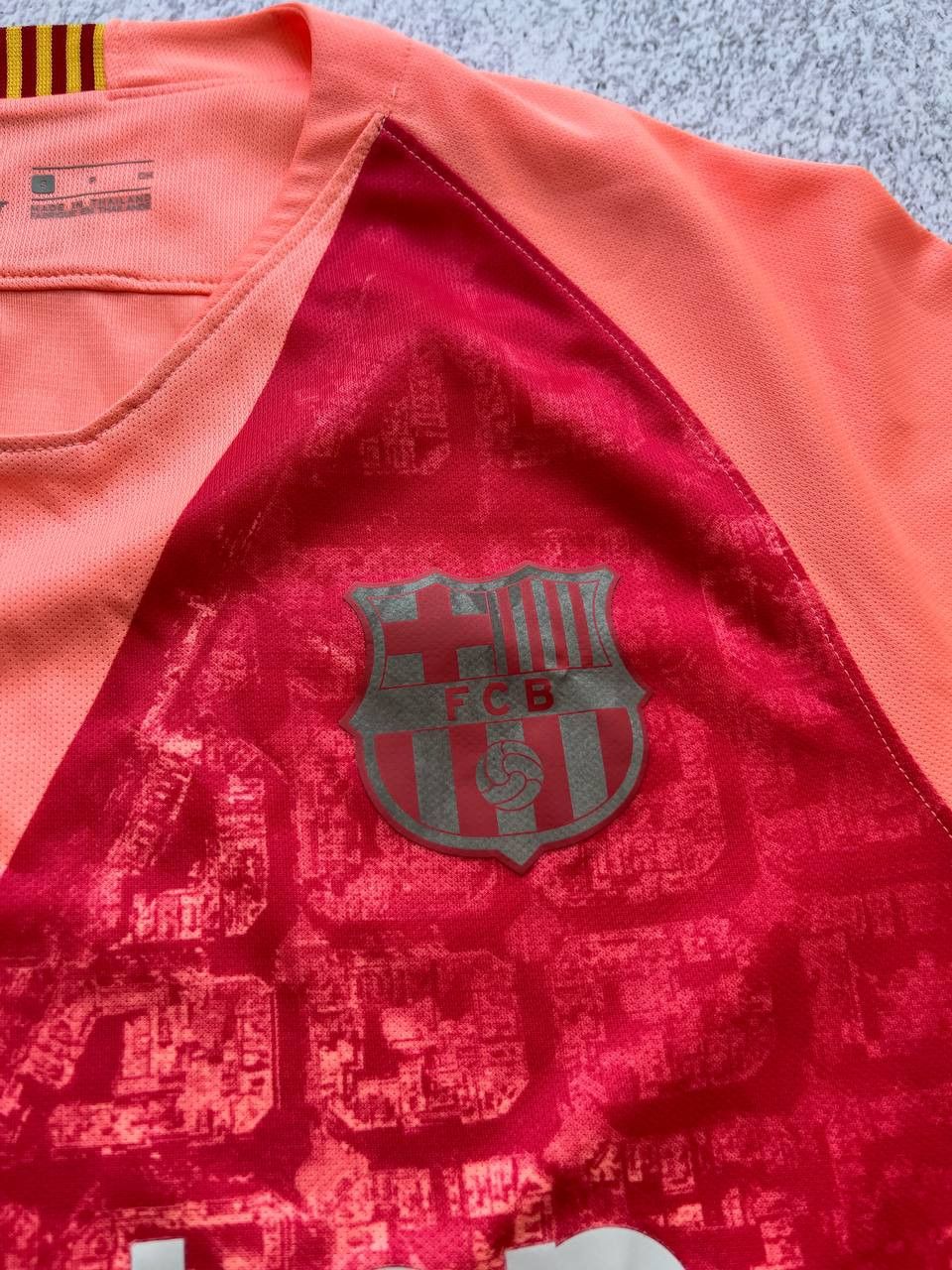 Nike Barcelona reflective nike 2018/2019 jersey blokecore rare Size US S / EU 44-46 / 1 - 11 Thumbnail