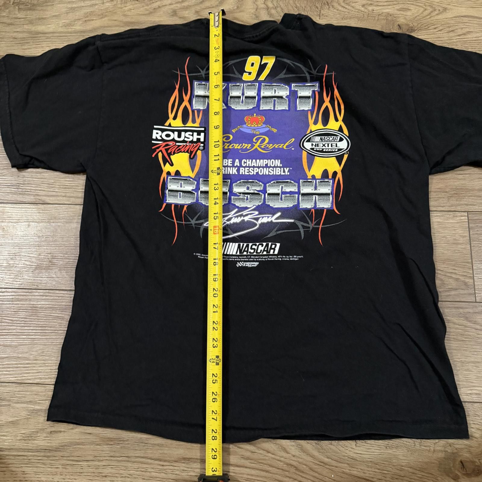 Other Vintage Y2K Nascar Kurt Busch Crown Royal Racing Shirt Size US XL / EU 56 / 4 - 8 Thumbnail