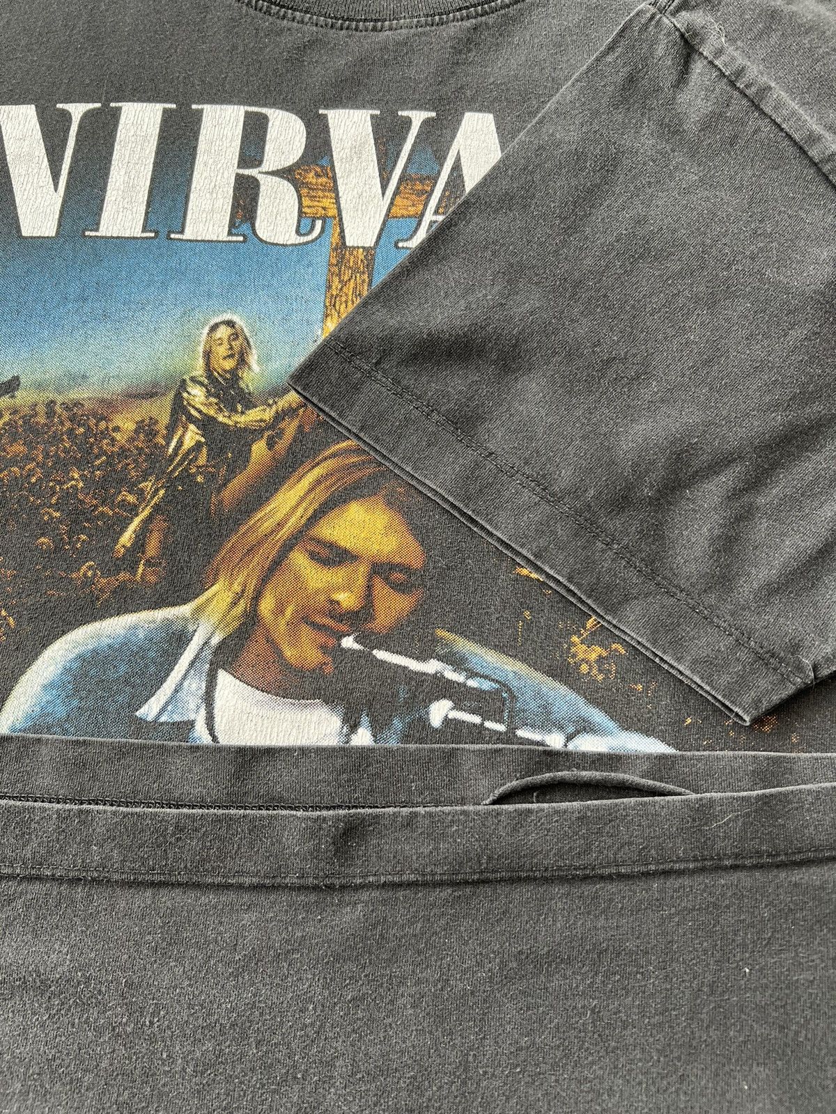 Band Tees Vintage 90s Nirvana Kurt Cobain MTV Unplugged Boot Size US L / EU 52-54 / 3 - 10 Thumbnail