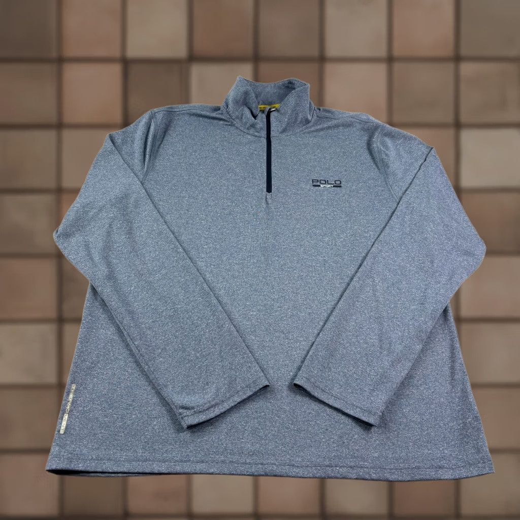 Polo Ralph Lauren Polo Ralph Lauren Sweatshirt Men Medium Blue Golf Pullover 1/4 Zip Stretch Sport Size US M / EU 48-50 / 2 - 1 Thumbnail