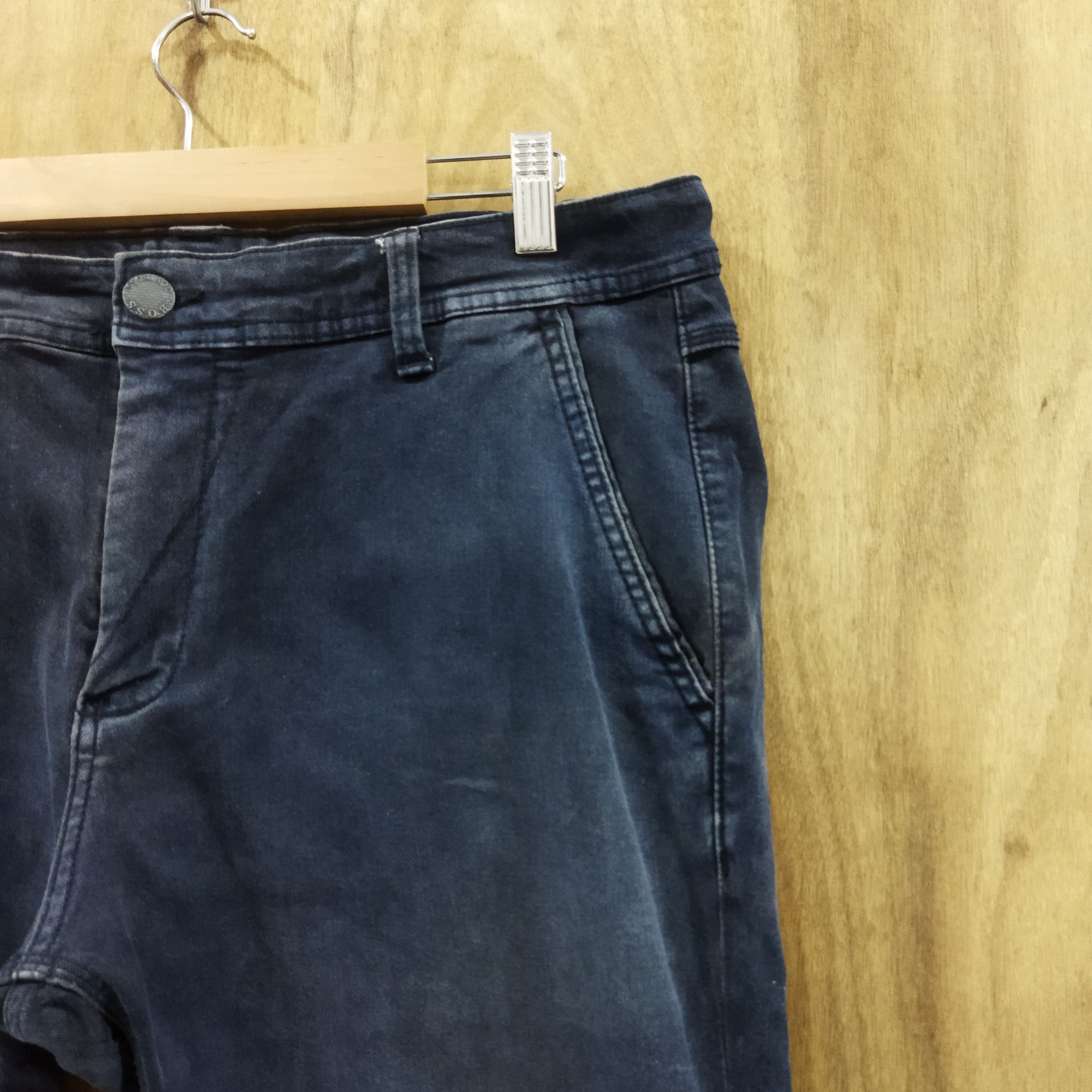 Japanese Brand BOSS FADED DARK BLUE JEANS PANTS Size US 36 / EU 52 - 5 Thumbnail