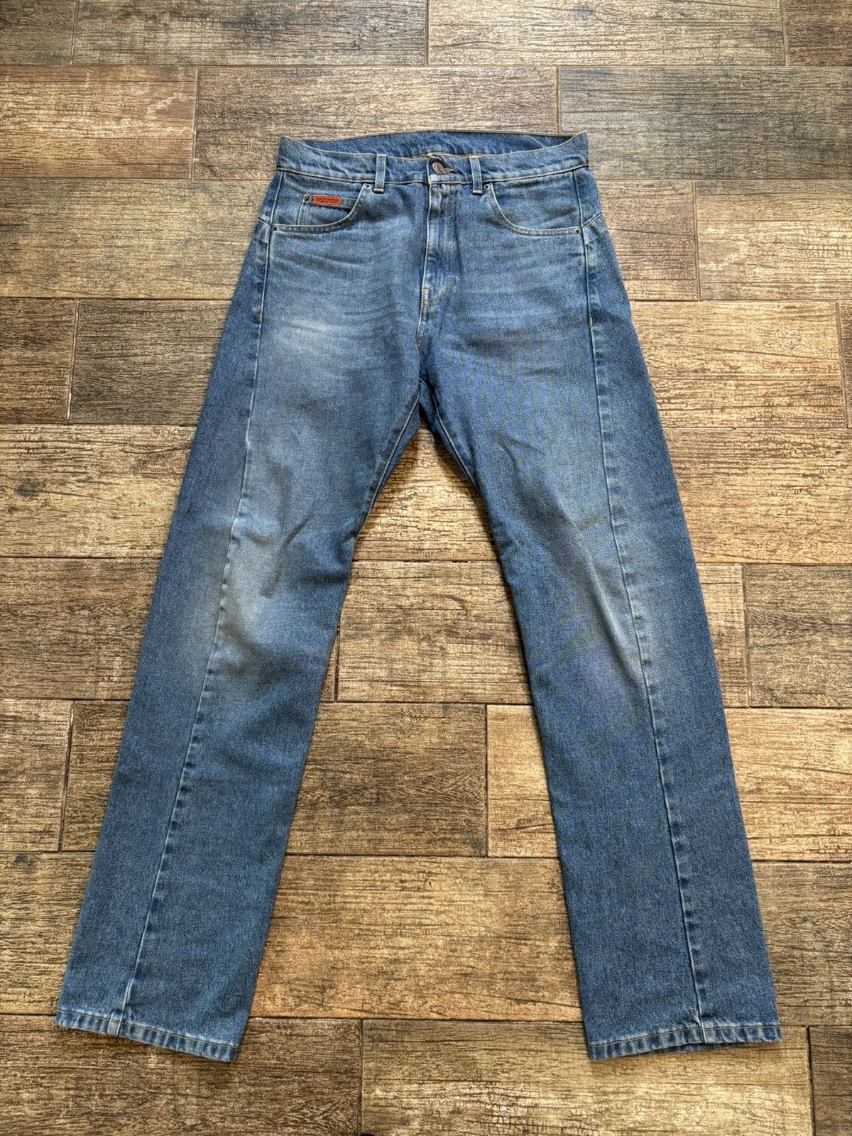 Martine Rose Lightwash Twist Seam Denim Size US 31 - 1 Thumbnail