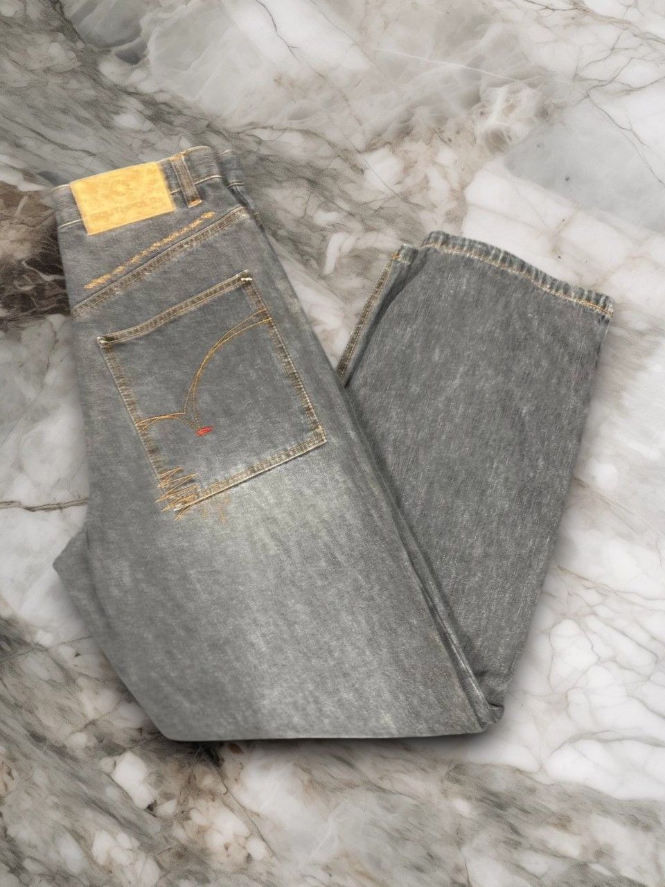 Southpole vintage 90s southpole baggy denim nice design Size US 33 - 1 Thumbnail