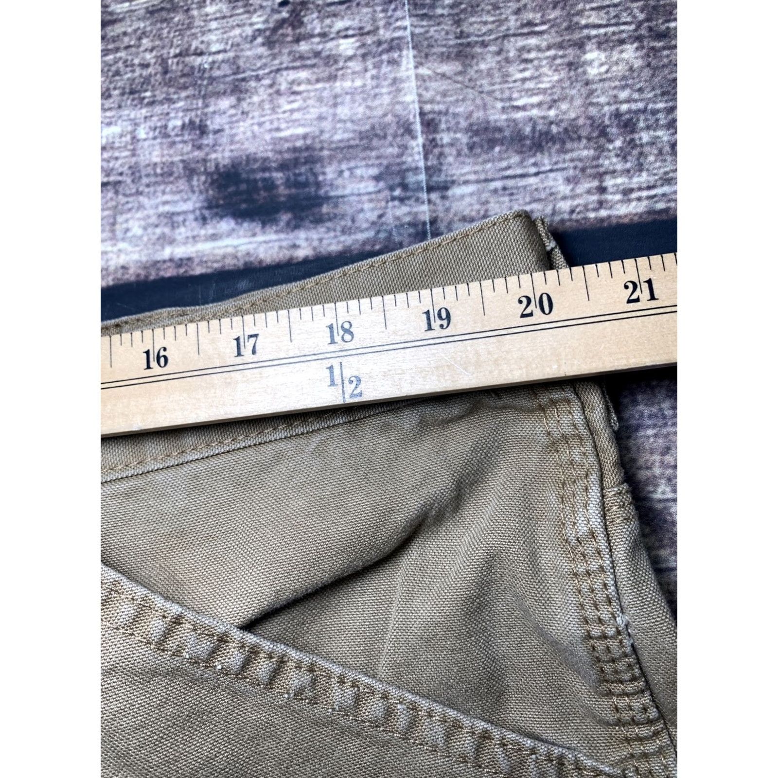 Vintage C.E. Schmidt Workwear Men's 42x30 Carpenter Canvas Light Brown Work Pants Size US 42 / EU 58 - 6 Thumbnail