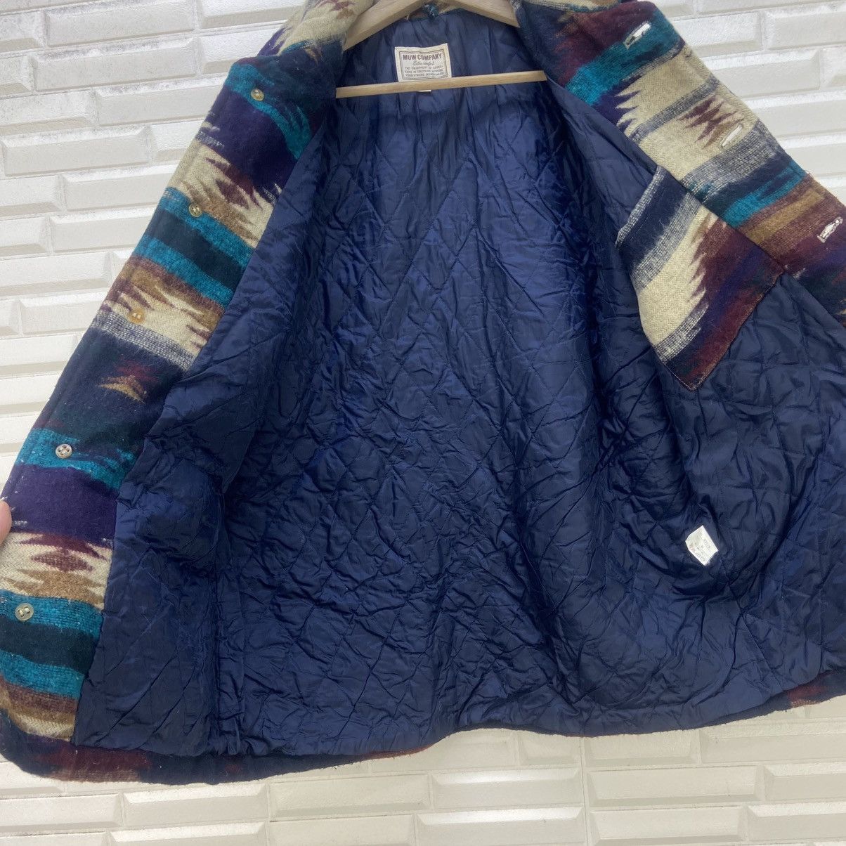 Japanese Brand × Native Vtg Japanese Brand Native Navajo Loose Polar Fleece Jacket Size US S / EU 44-46 / 1 - 15 Thumbnail