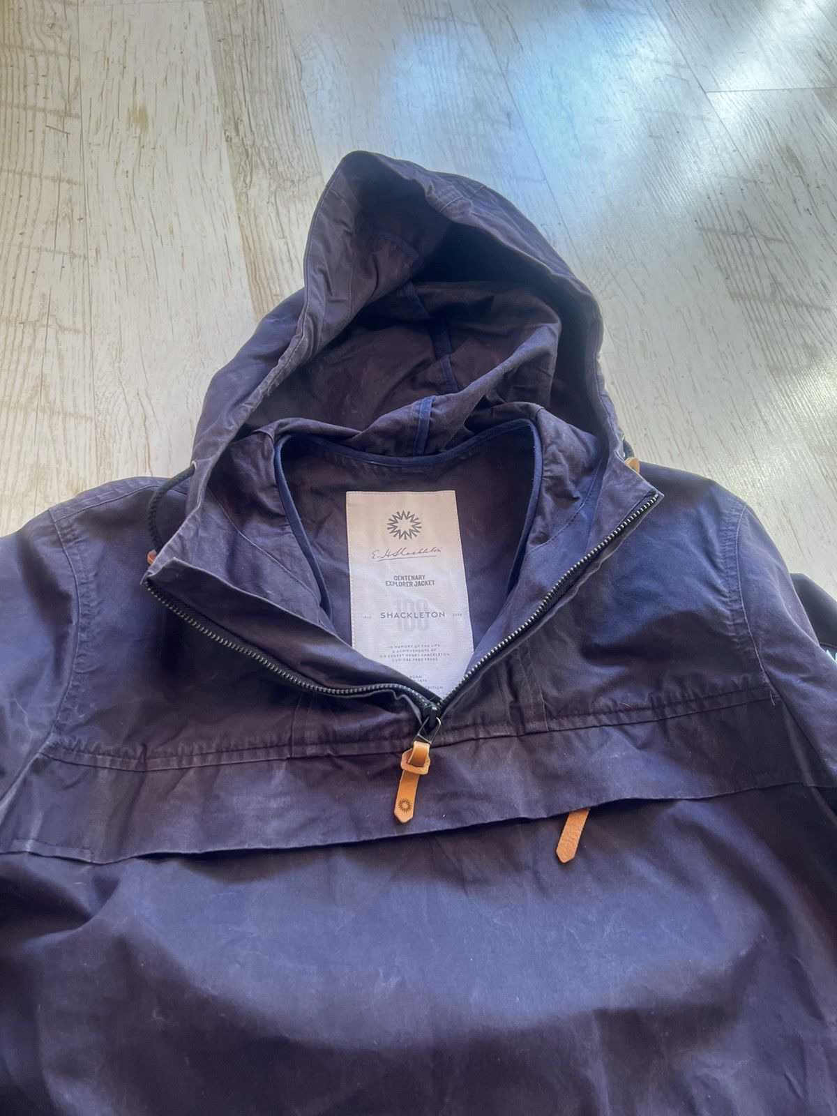 Other Shackleton 100 Centenary Explorer Waxed Anorak Jacket Size S Size US S / EU 44-46 / 1 - 8 Thumbnail