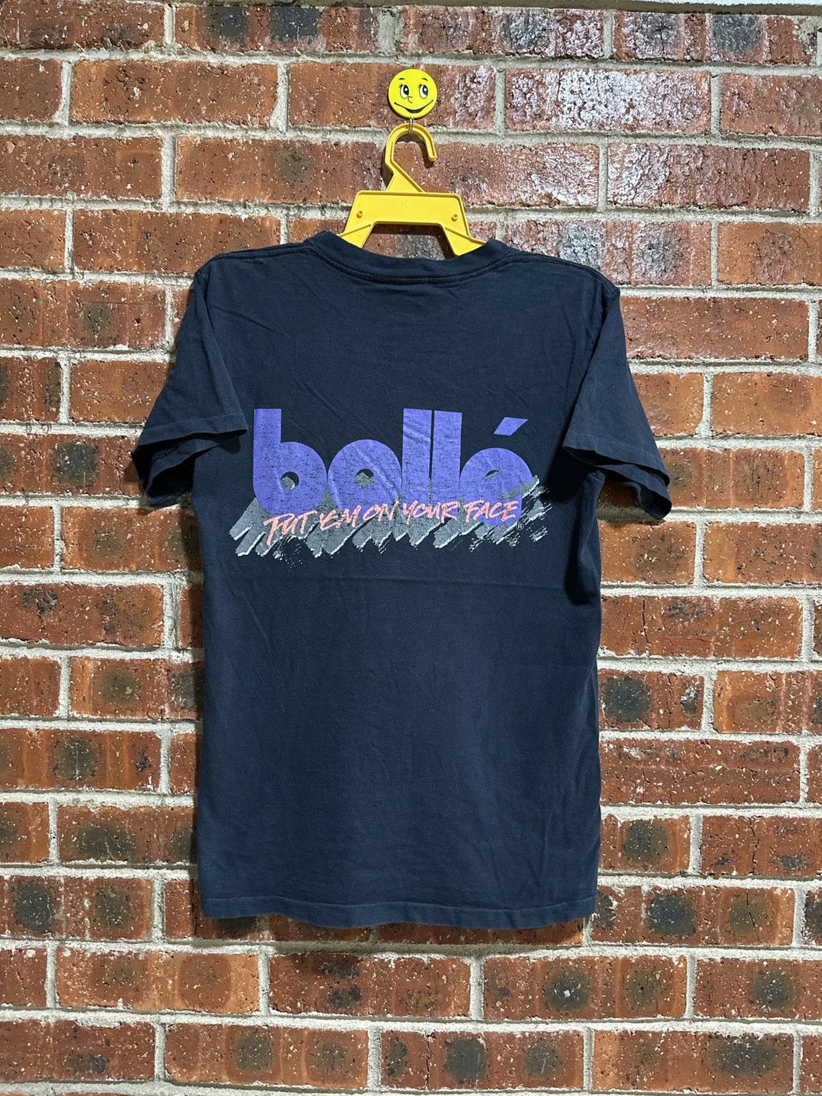 Bolle × Vintage Vintage Bollé Put Em’ On Your Face Faded Tee Size US M / EU 48-50 / 2 - 1 Thumbnail