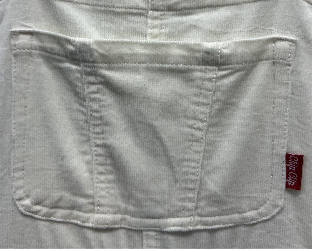 Japanese Brand VINTAGE JAPANESE BRAND CHIP CLIP WHITE OVERALLS Size 33" - 6 Thumbnail