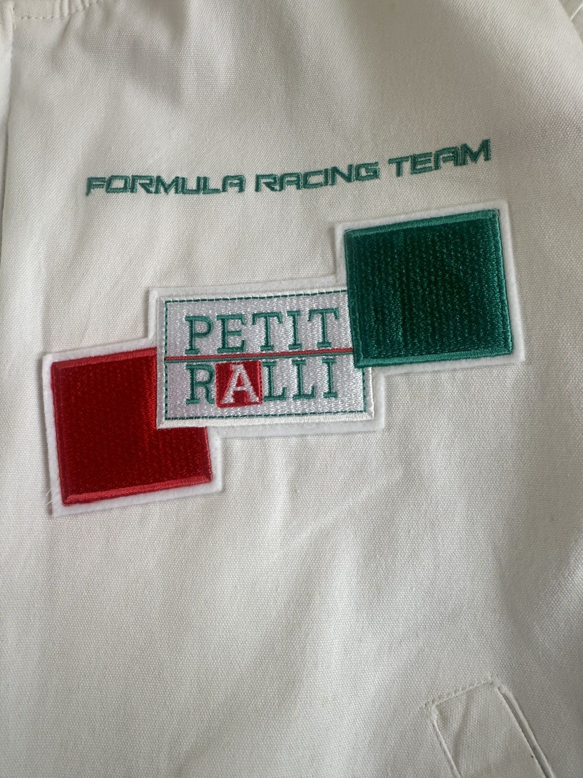 Formula 1 Formula racing team petit Ralli art denim bomber jaket Size US L / EU 52-54 / 3 - 7 Thumbnail