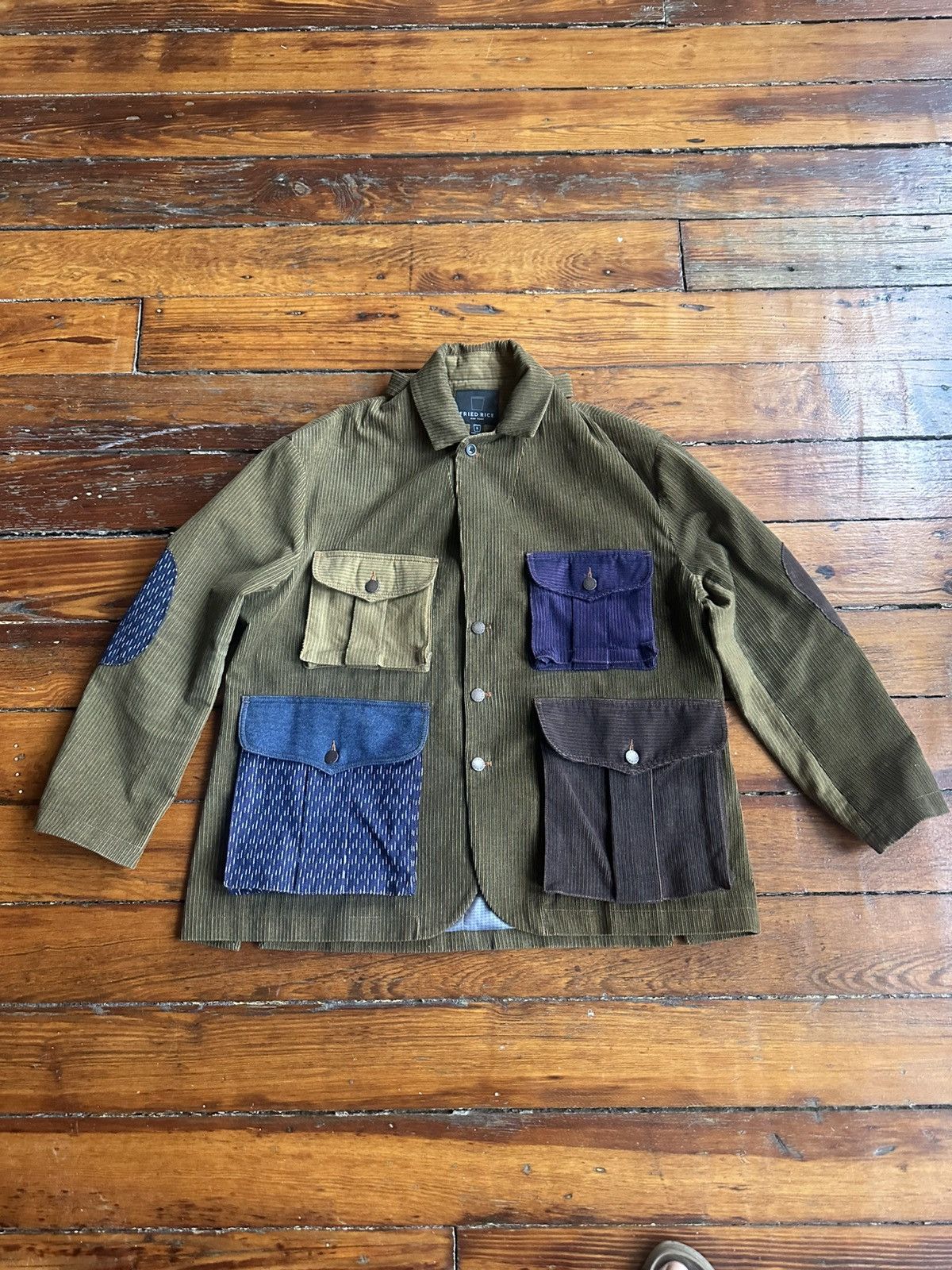 FRIED RICE Fried Rice Patchwork Denim/Corduroy Jacket Size US S / EU 44-46 / 1 - 5 Thumbnail