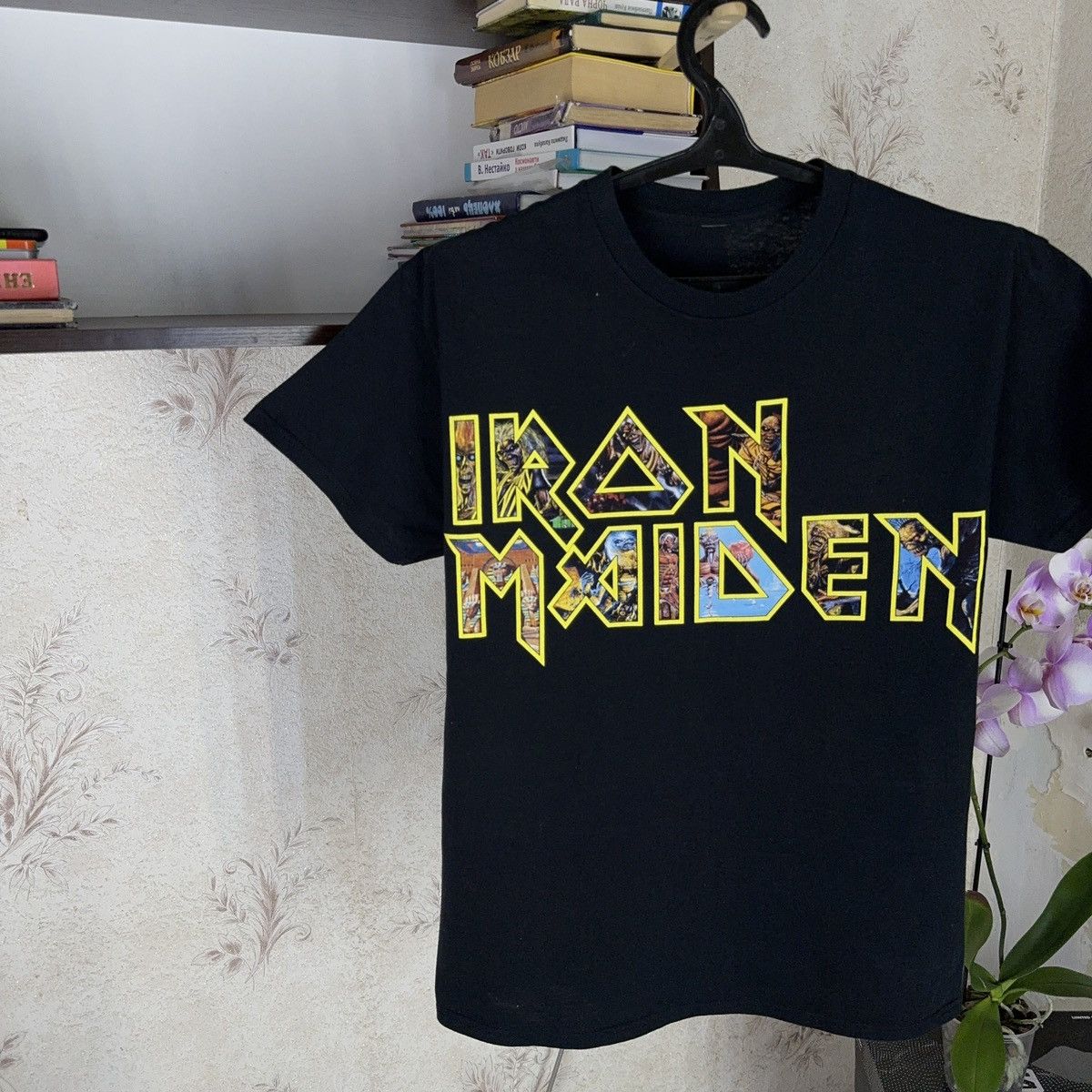 Band Tees × Vintage Vintage Iron Maiden T shirt Rock Band Tee Logo Streetwear M Size US M / EU 48-50 / 2 - 4 Thumbnail