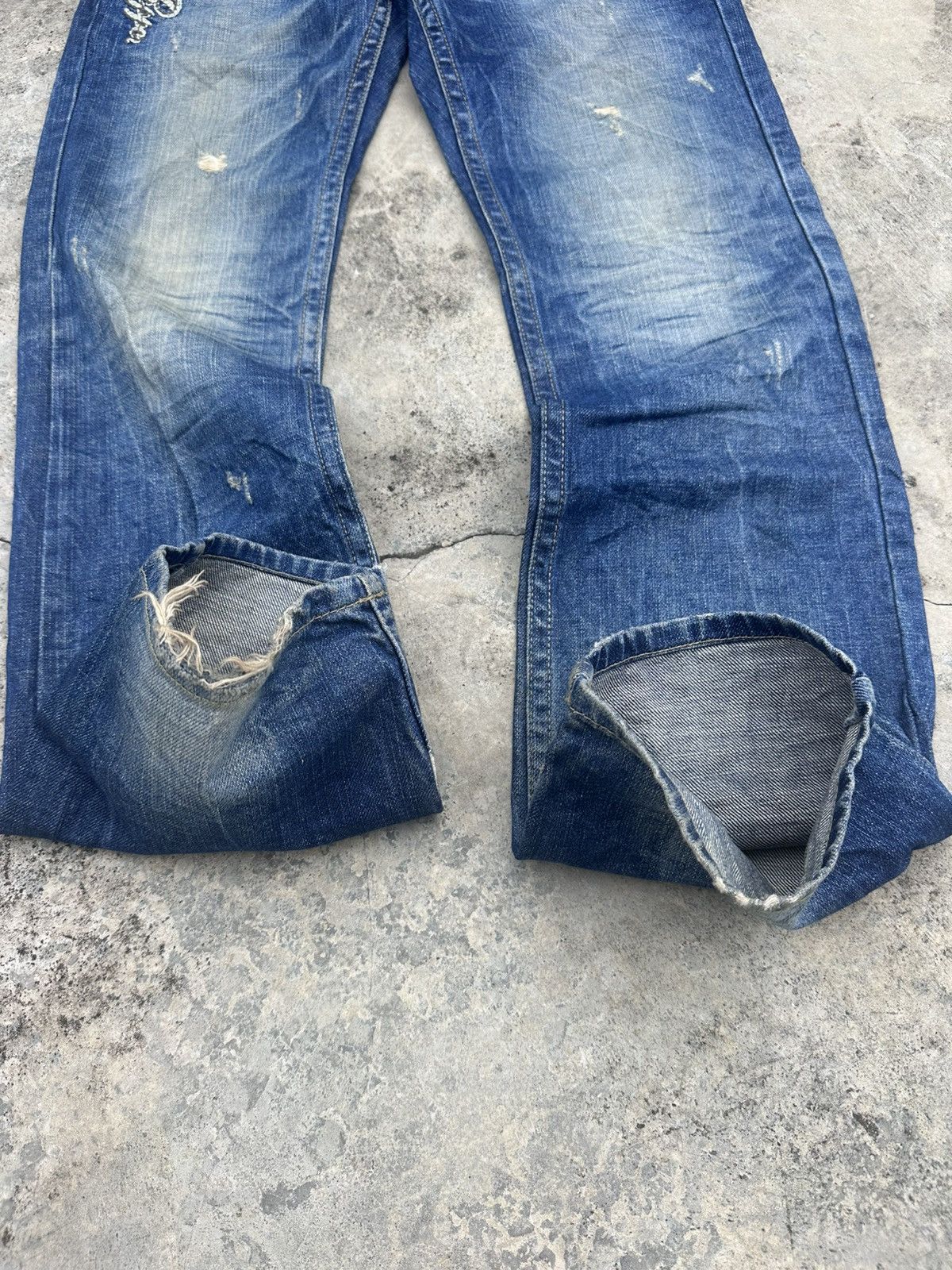 If Six Was Nine 2000s Red Pepper Whisker Jean Size US 33 - 6 Thumbnail