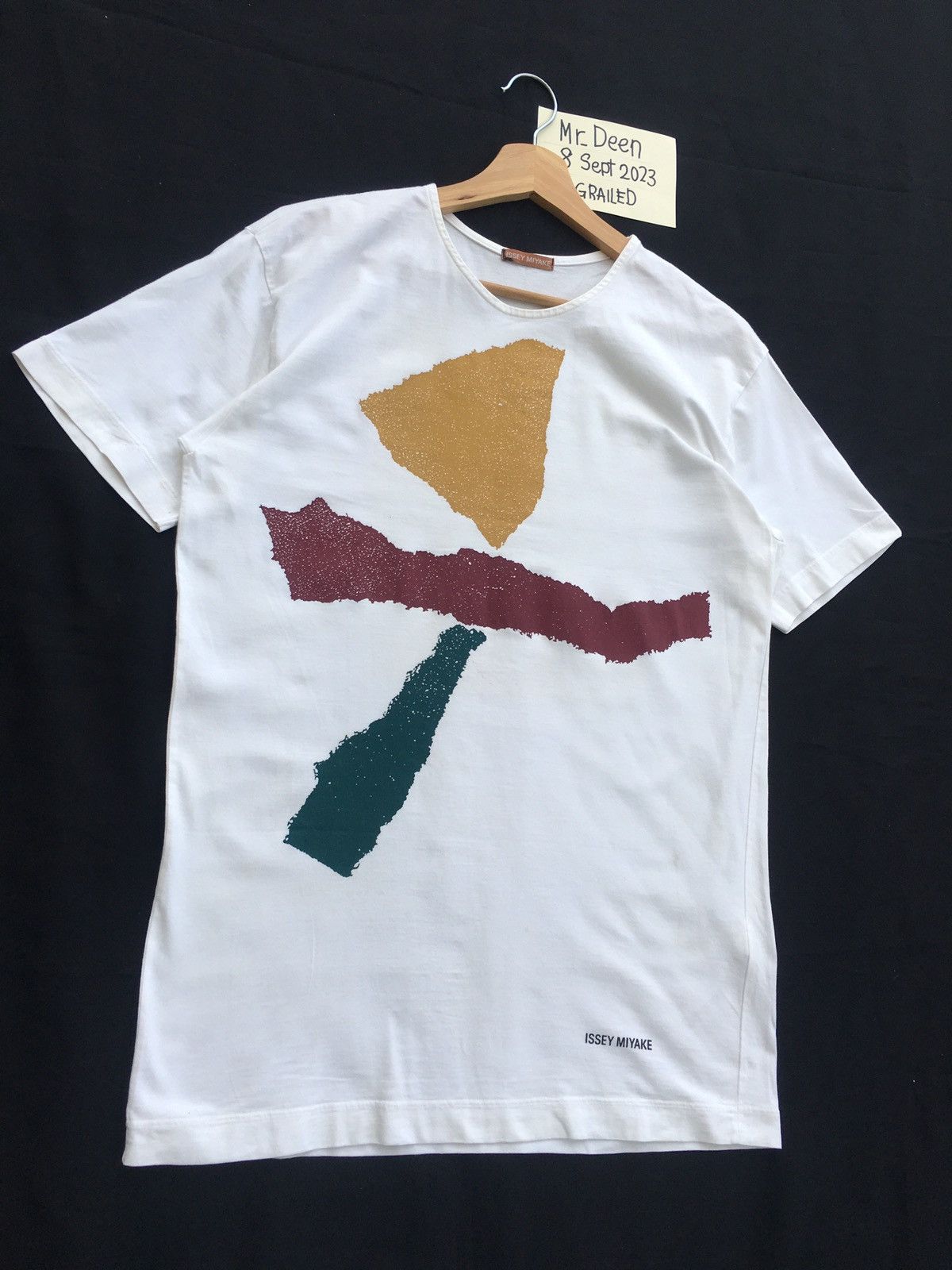 Issey Miyake Rarest Vintage 90s Issey Miyake Art Paints Tshirt Size US M / EU 48-50 / 2 - 2 Thumbnail