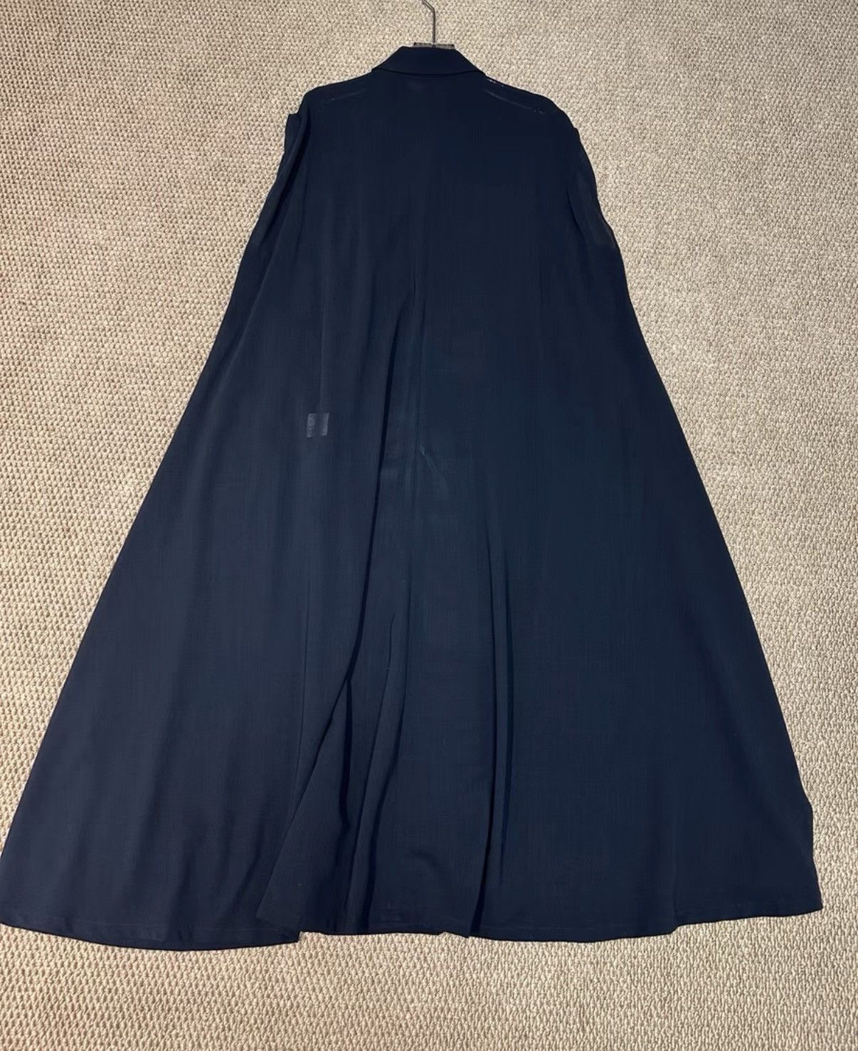 Yohji Yamamoto Yohji Yamamoto Y's Navy Sleeveless Wool Cape Coat K23 Size US S / EU 44-46 / 1 - 6 Thumbnail