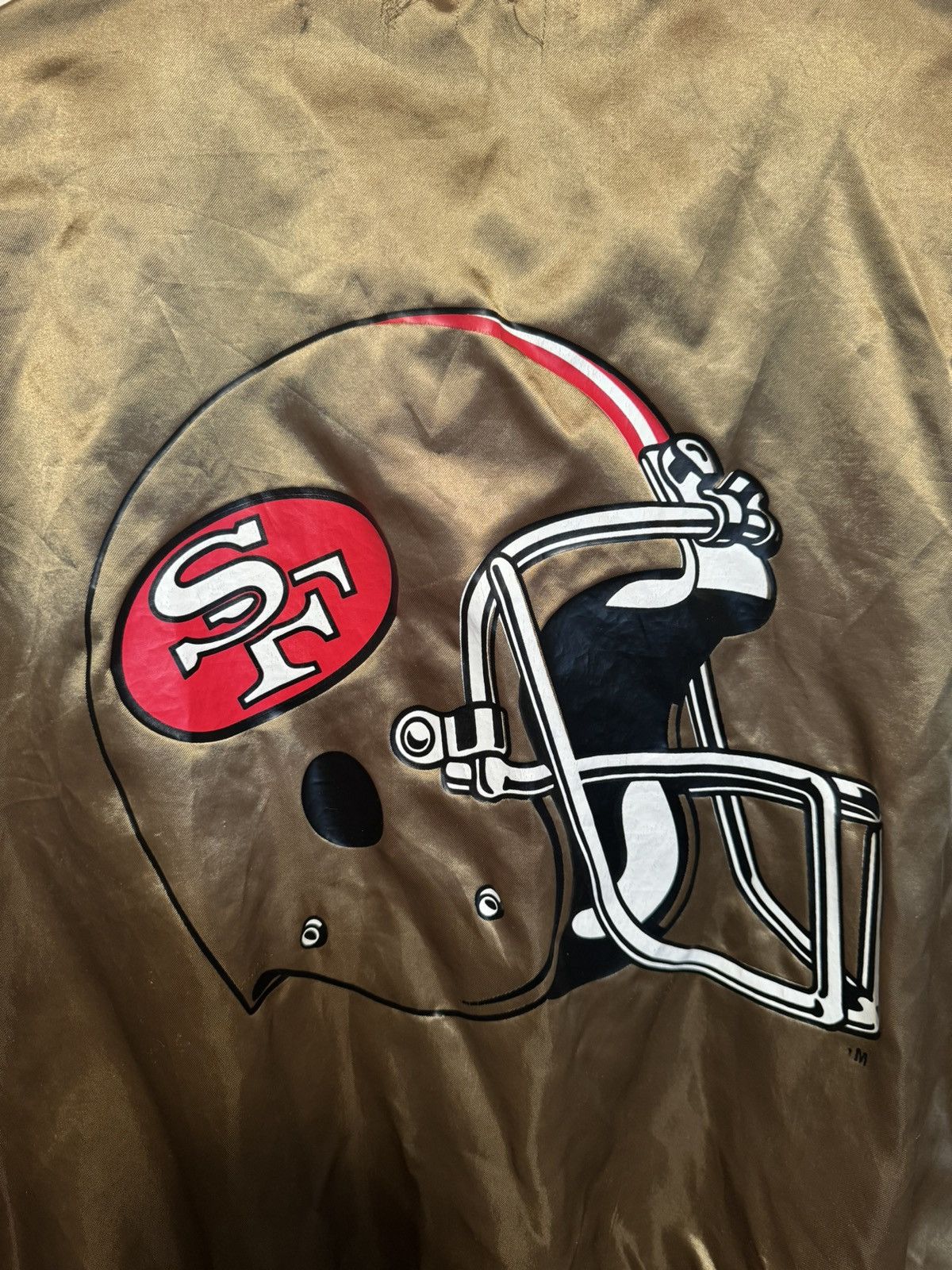 NFL Vintage 80’s Swingster 49ers Jacket Big Helmet Size US XL / EU 56 / 4 - 7 Thumbnail
