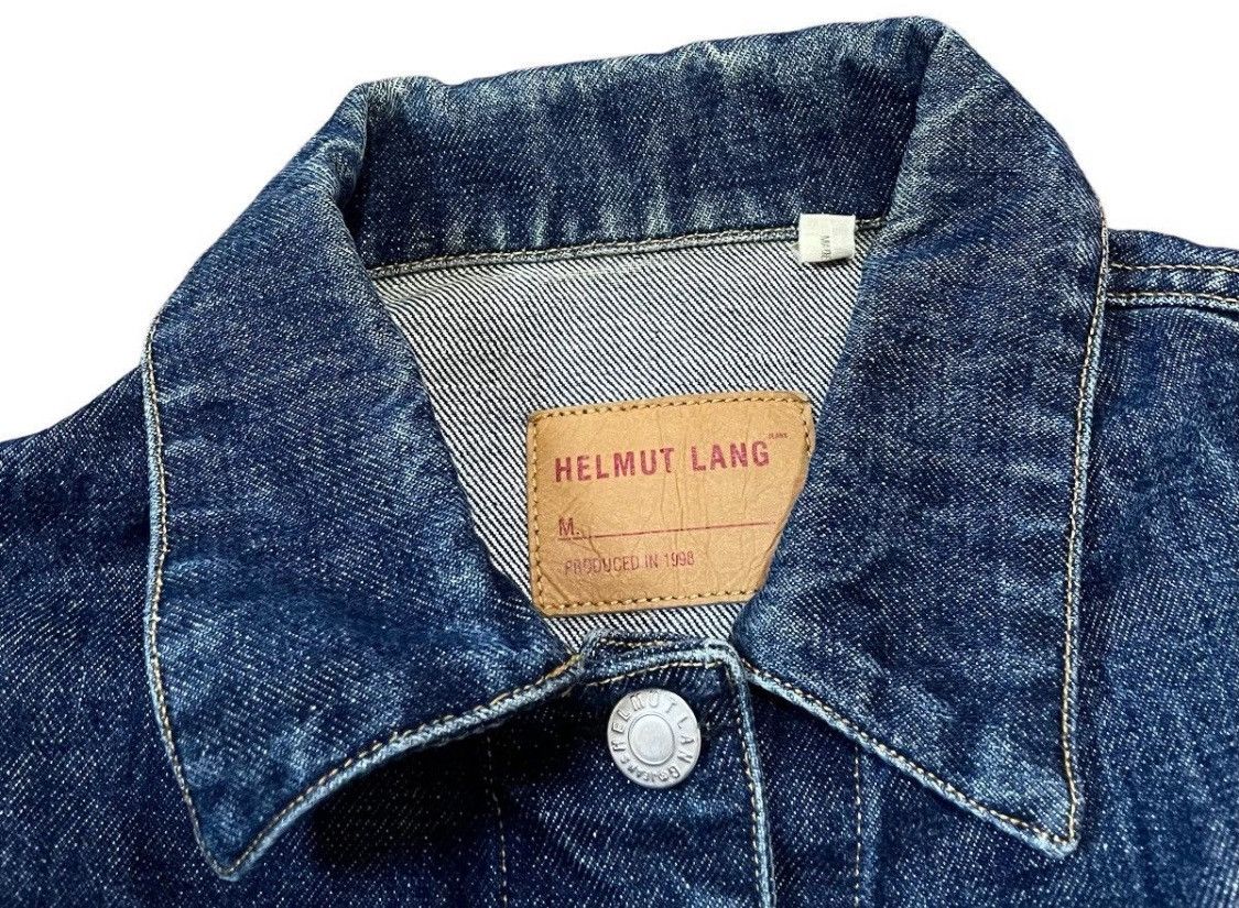 Helmut Lang Vintage helmut lang 1998 indigo contrast fade denim jacket Size US S / EU 44-46 / 1 - 2 Thumbnail
