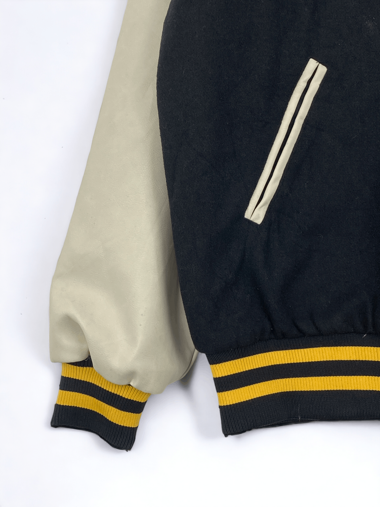 Leather Vintage Columbia Grammar Sleeve Leather Varsity JA0010 Size US XXL / EU 58 / 5 - 13 Thumbnail