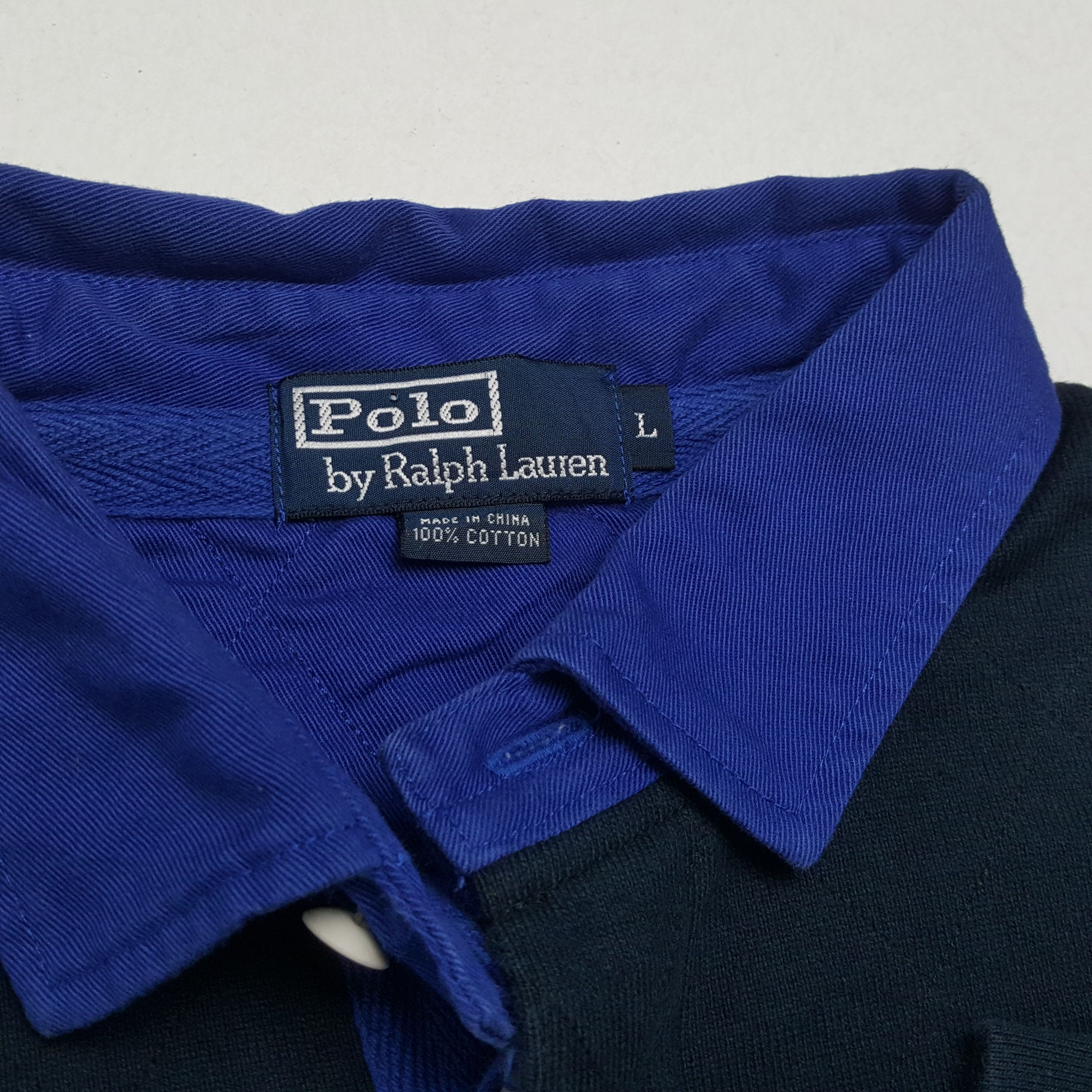 Polo Ralph Lauren × Vintage POLO by RALPH LAUREN Long Sleeve Polos Rugby Style Size US L / EU 52-54 / 3 - 9 Thumbnail