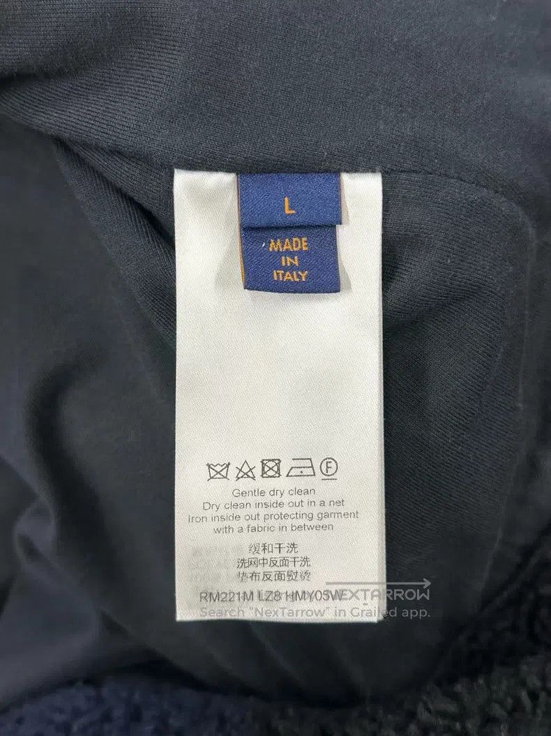 Louis Vuitton Louis Vuitton Blue and black checkerboard teddy velvet zip Size US L / EU 52-54 / 3 - 4 Thumbnail