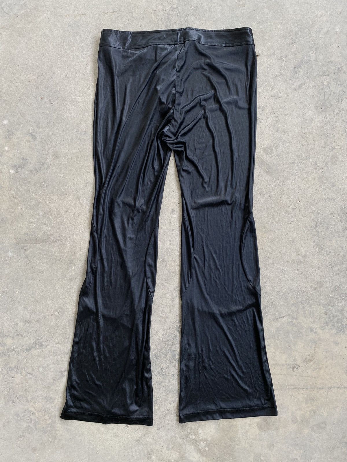 Issey Miyake Vintage Issey Miyake Rubber Polyester Black Spandex Pants Size 29" - 9 Thumbnail
