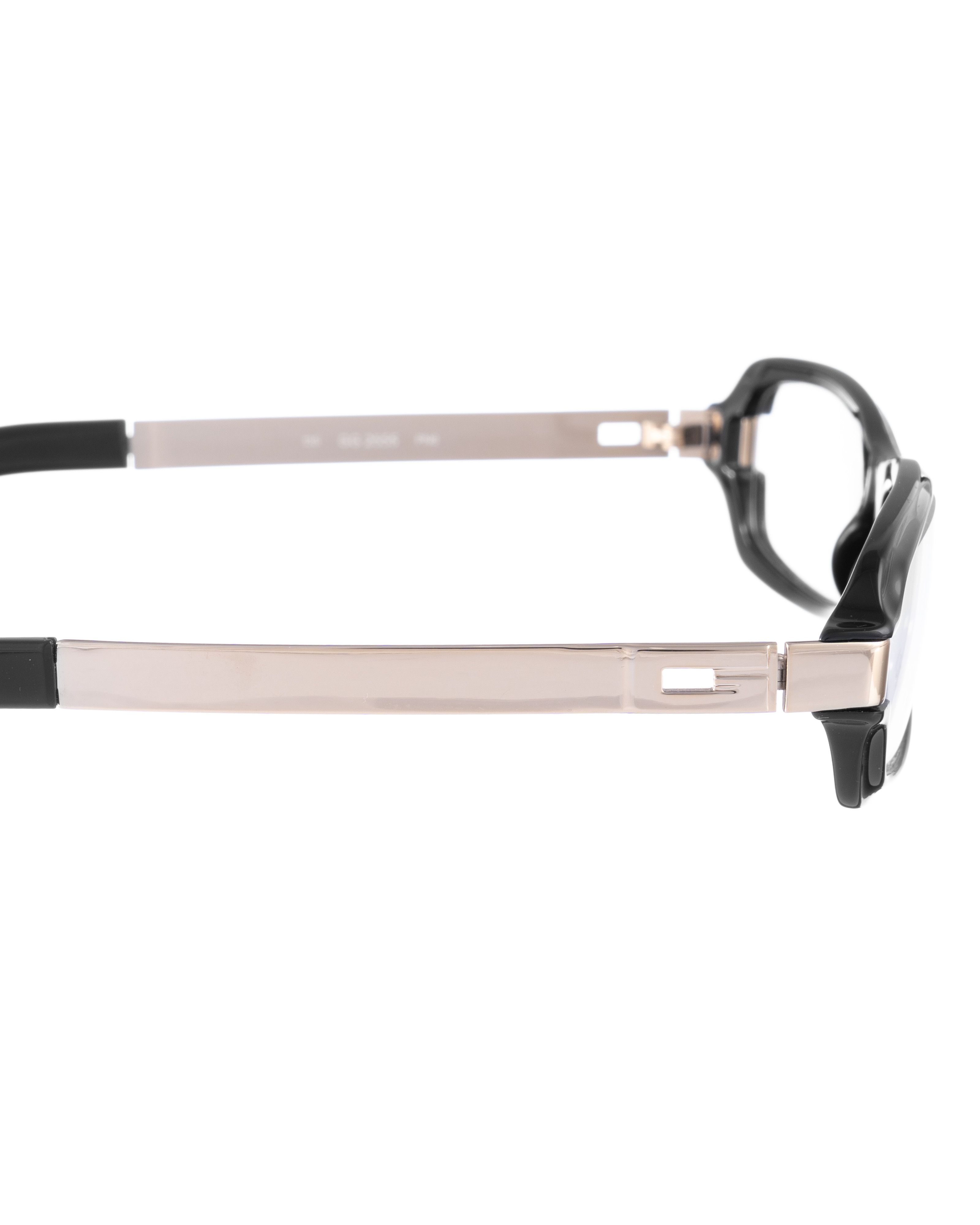 Gucci × Vintage Gucci 00s Gold Metallic Black Glasses Size ONE SIZE - 2 Thumbnail