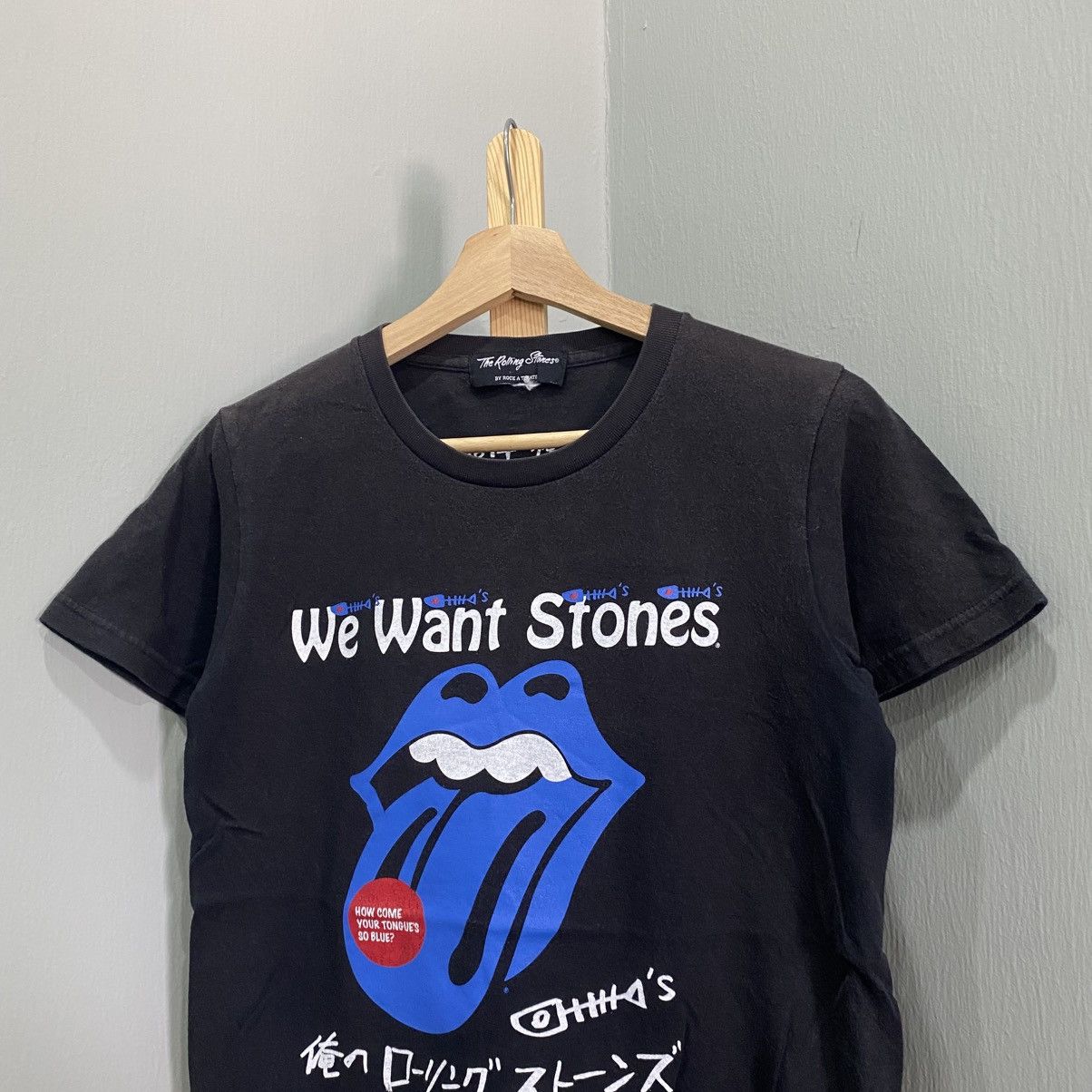 The Rolling Stones Makoto Ayukawa The Rolling Stones We Want Stones Blue Tongue Size US XS / EU 42 / 0 - 3 Thumbnail