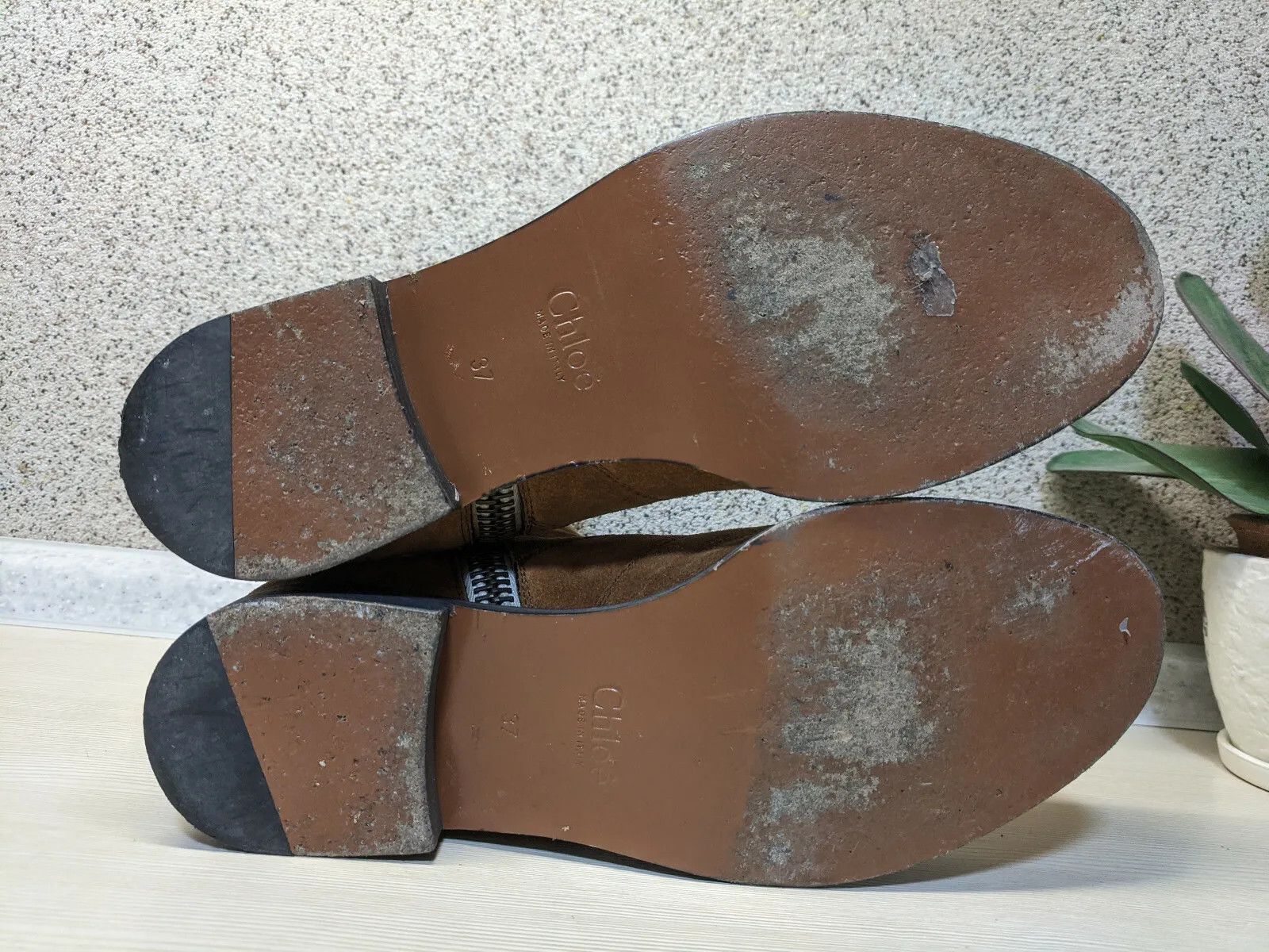 Chloe Chloe Brown Suede Ankle Boots Size 37 Size US 7 / IT 37 - 9 Thumbnail