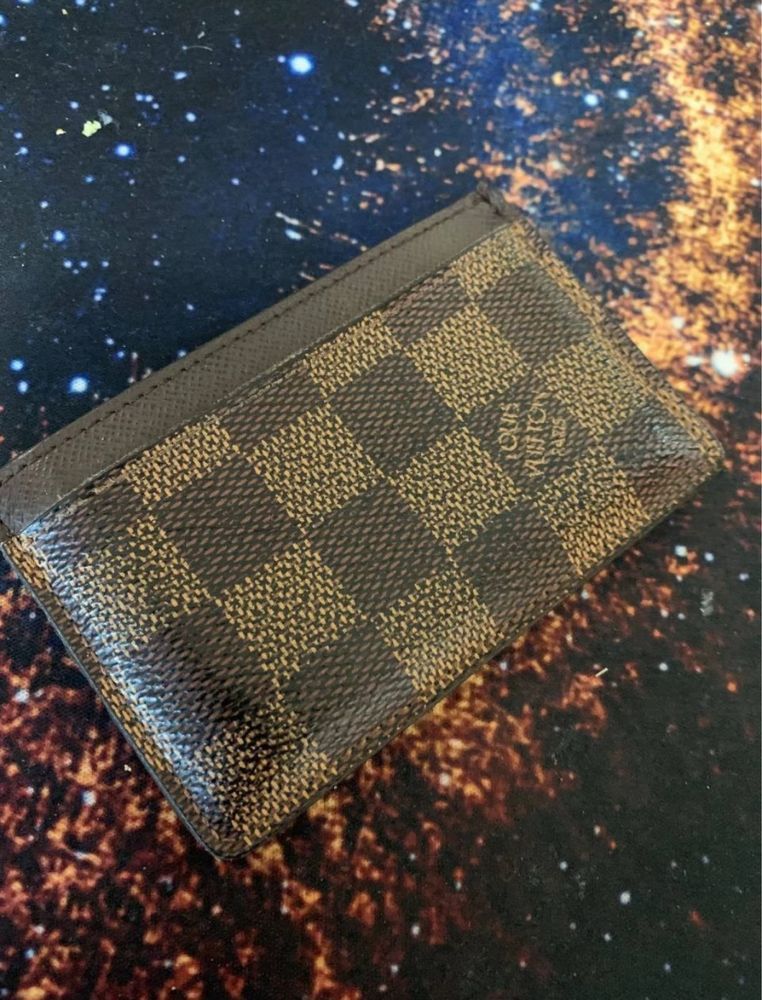 Louis Vuitton Louis Vuitton Leather Damier 2015 Card Holder Wallet Size ONE SIZE - 1 Thumbnail