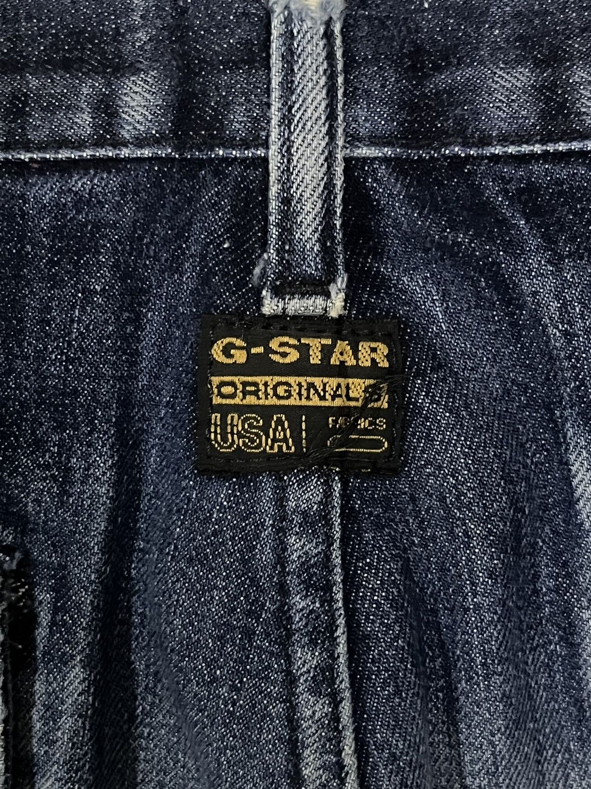 G-Star Vintage G Star Raw Blue Washed Cargo Ripped Distressed Jeans Size US 30 / EU 46 - 16 Thumbnail