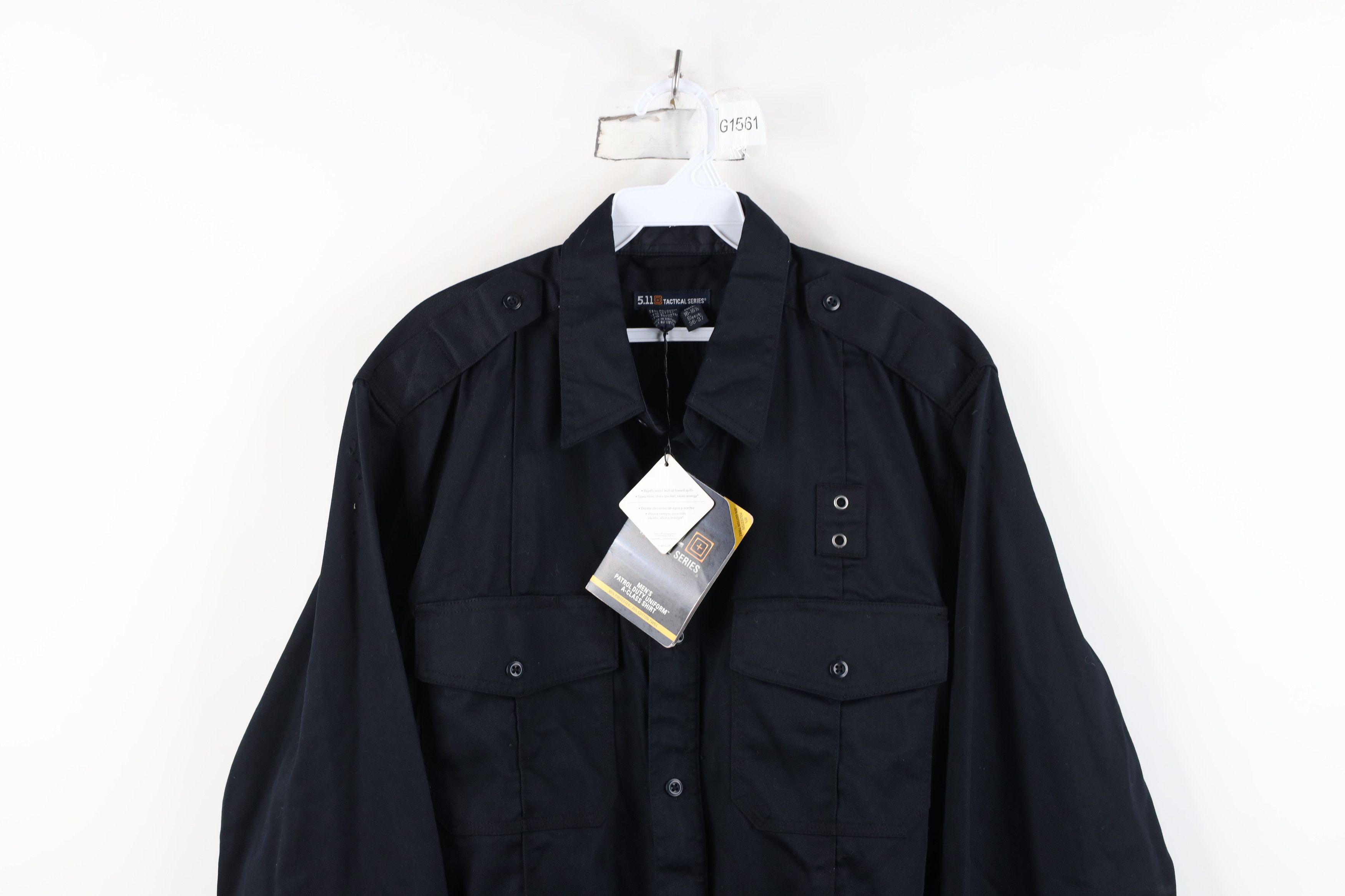 Vintage New 5.11 Tactical Series Patrol Duty Uniform Shirt Blue Size US L / EU 52-54 / 3 - 2 Thumbnail